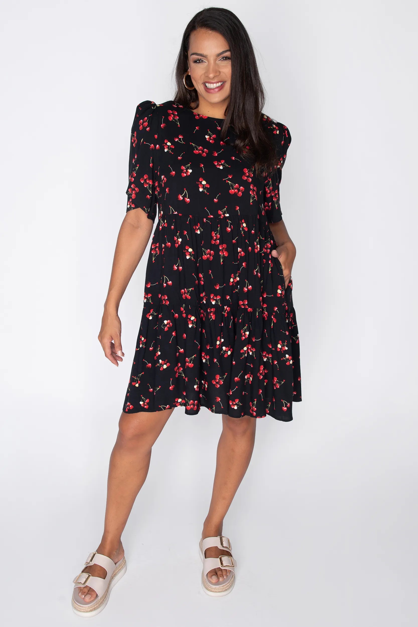 Izzie Cherry Hearts Dress – Cherry Hearts mini dress
