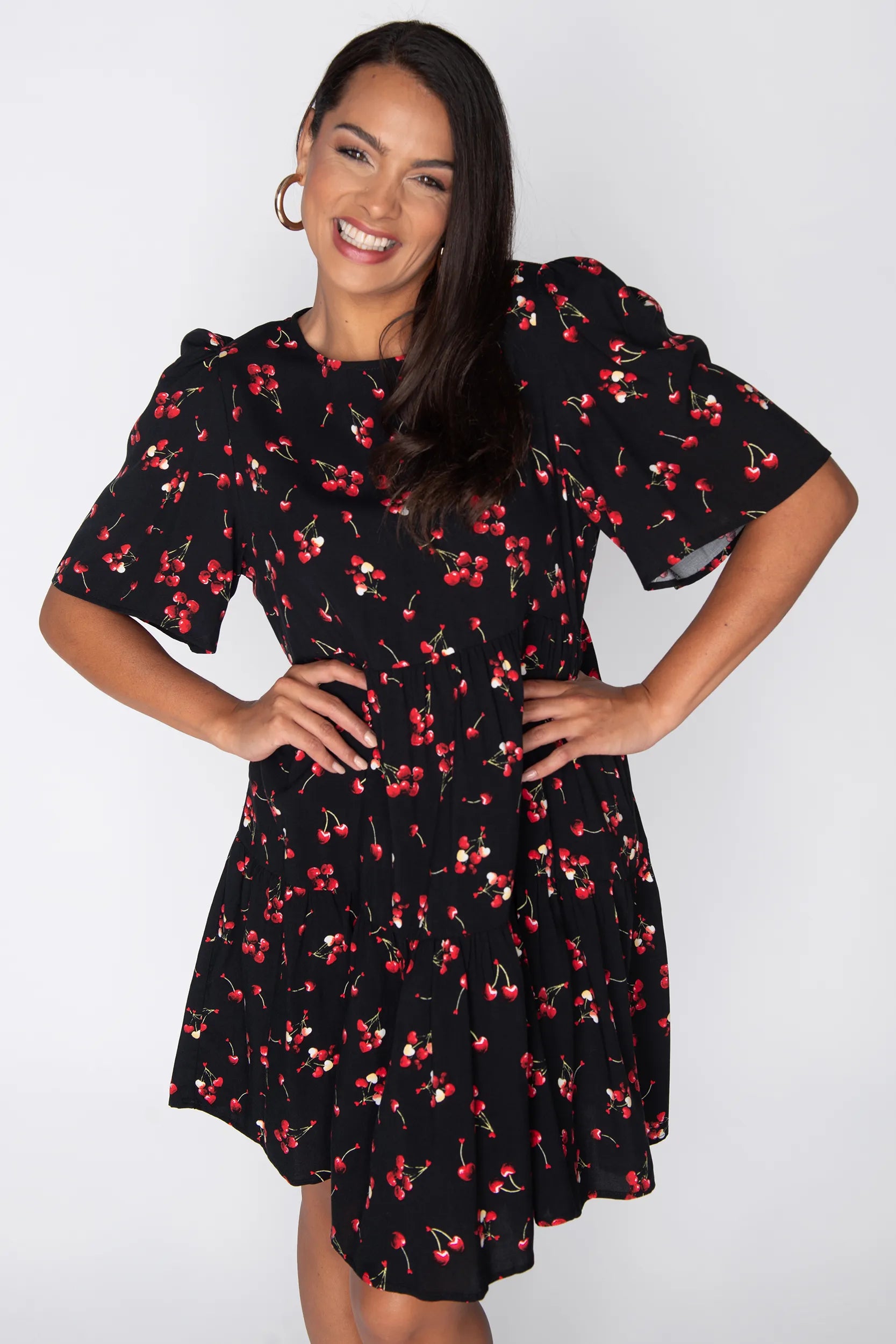 Izzie Cherry Hearts Dress – Cherry Hearts mini dress