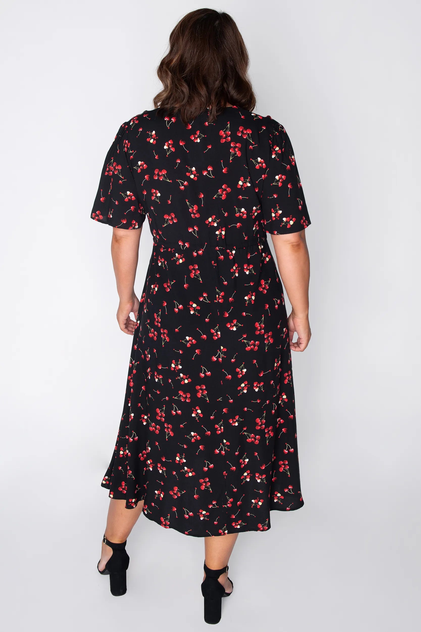Michelle Cherry Hearts Dress โ Cherry Hearts midi dress