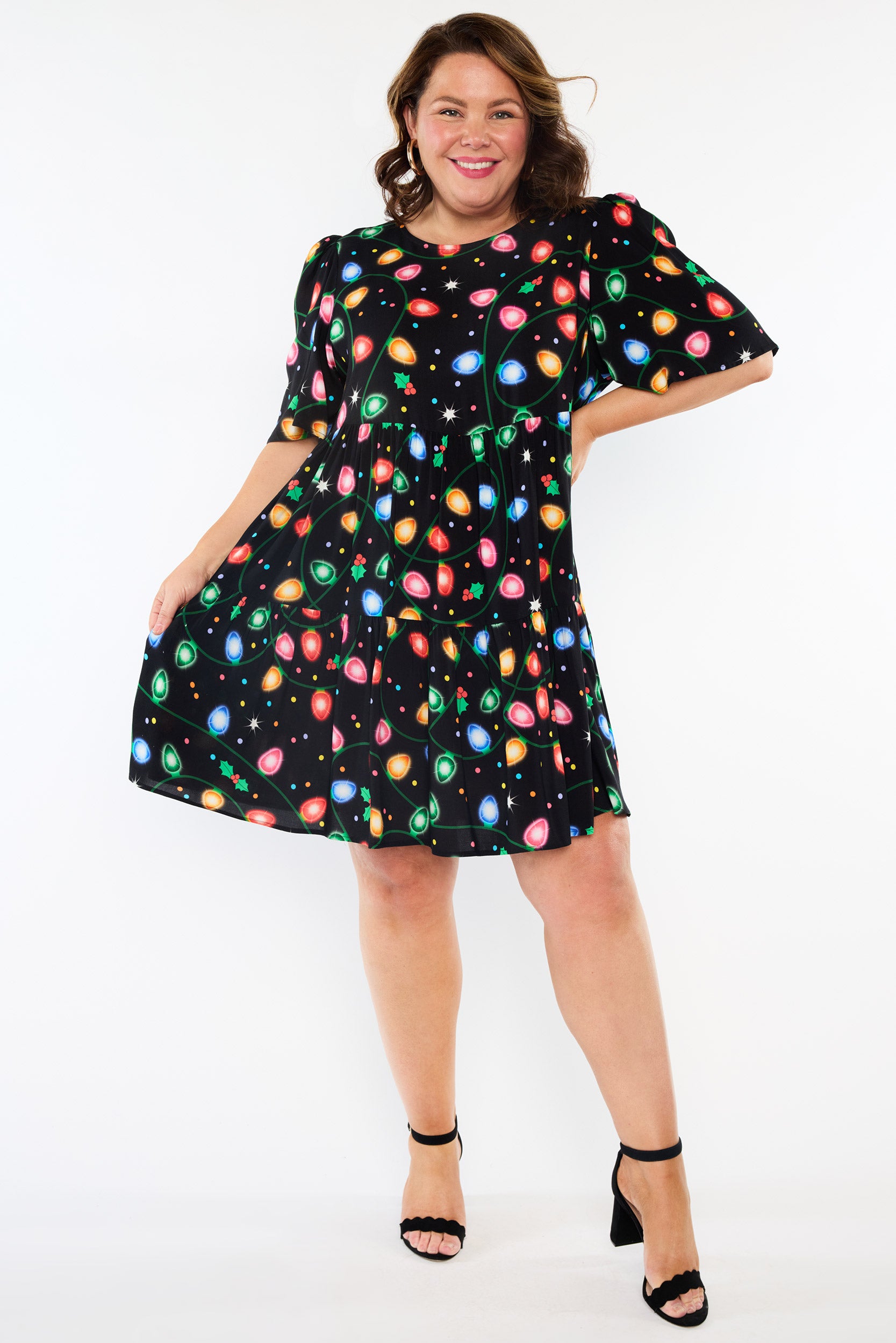 Izzie Christmas Lights Dress (Pre-Order)