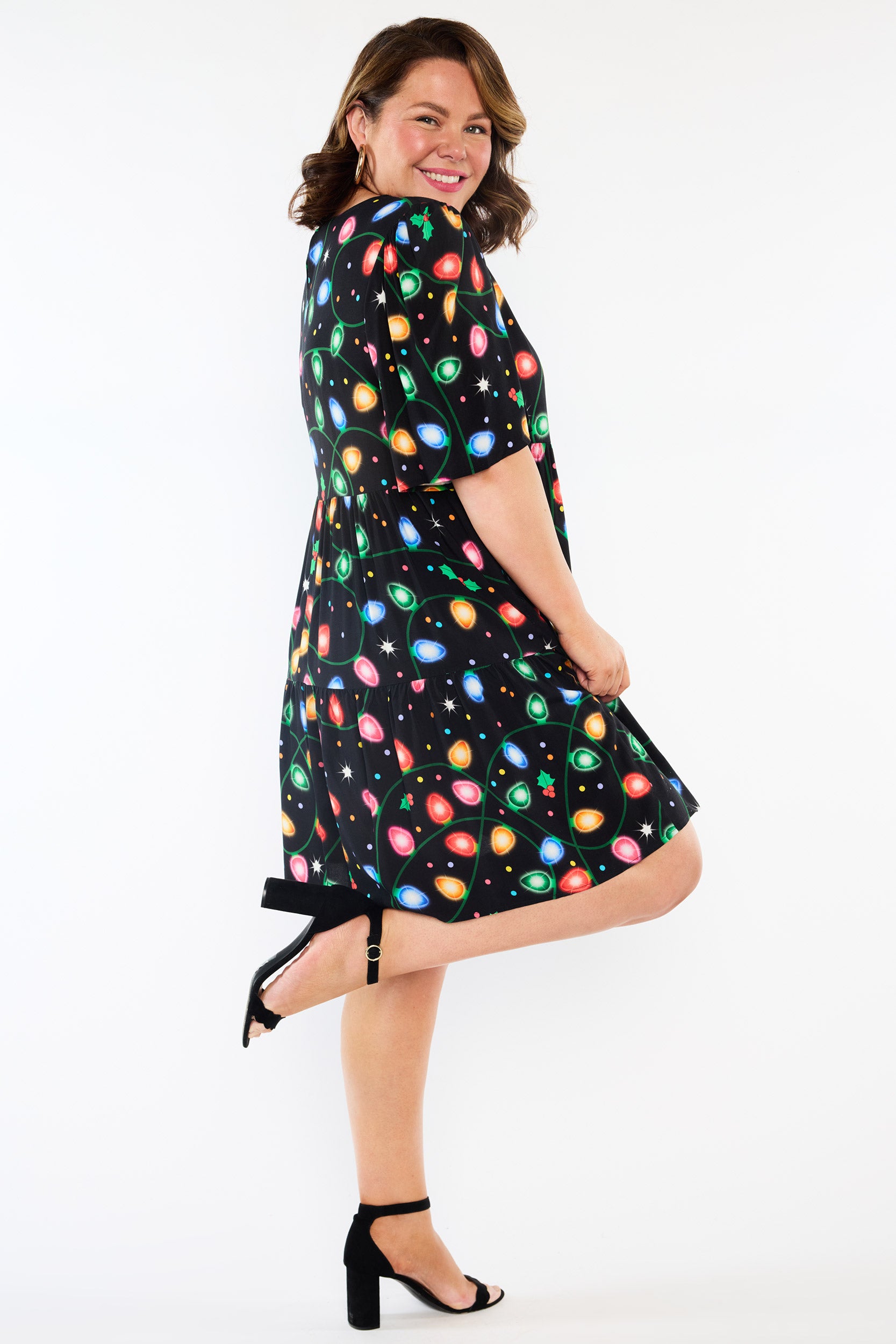 Izzie Christmas Lights Dress (Pre-Order)