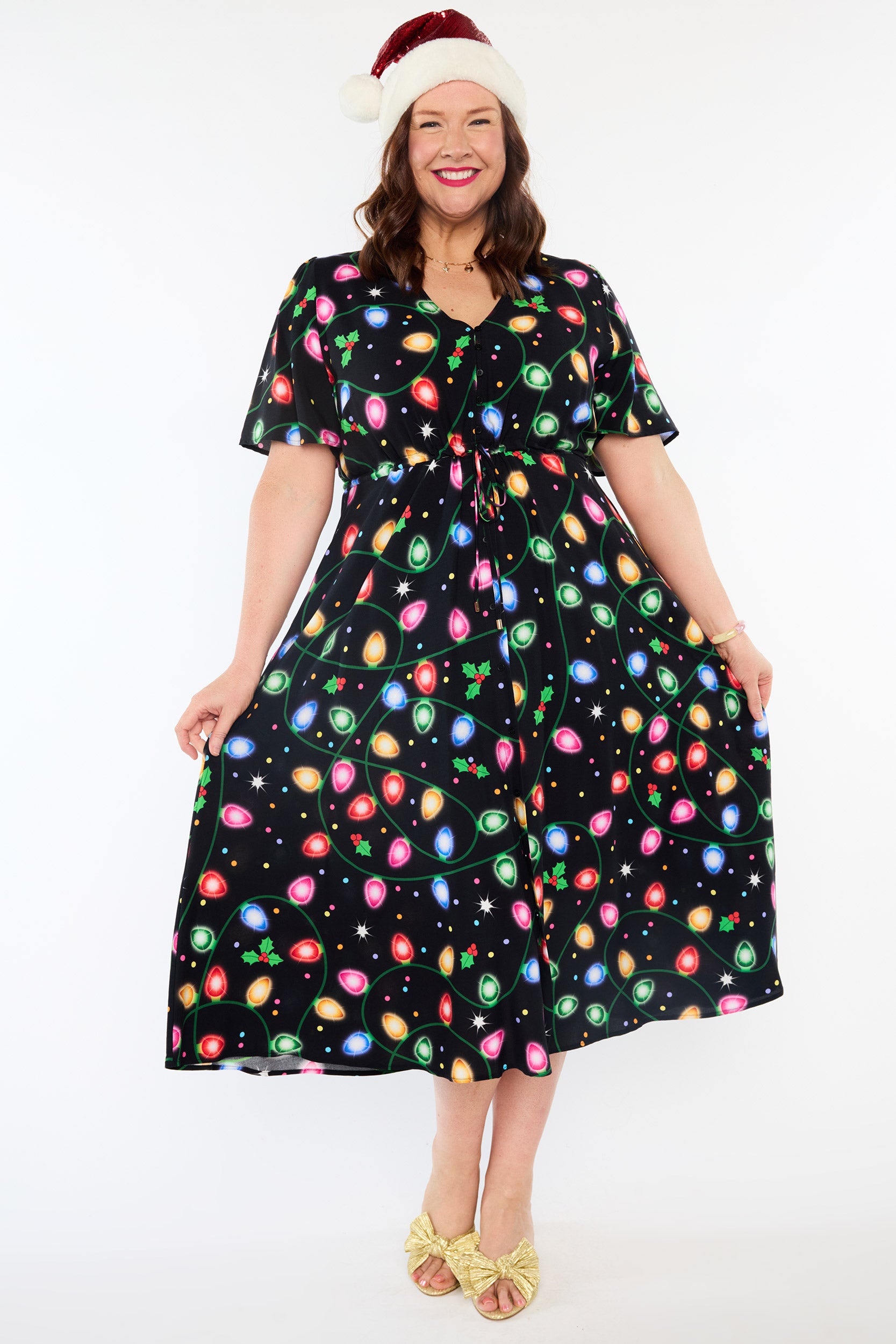 Michelle Christmas Lights Dress (Pre-Order)