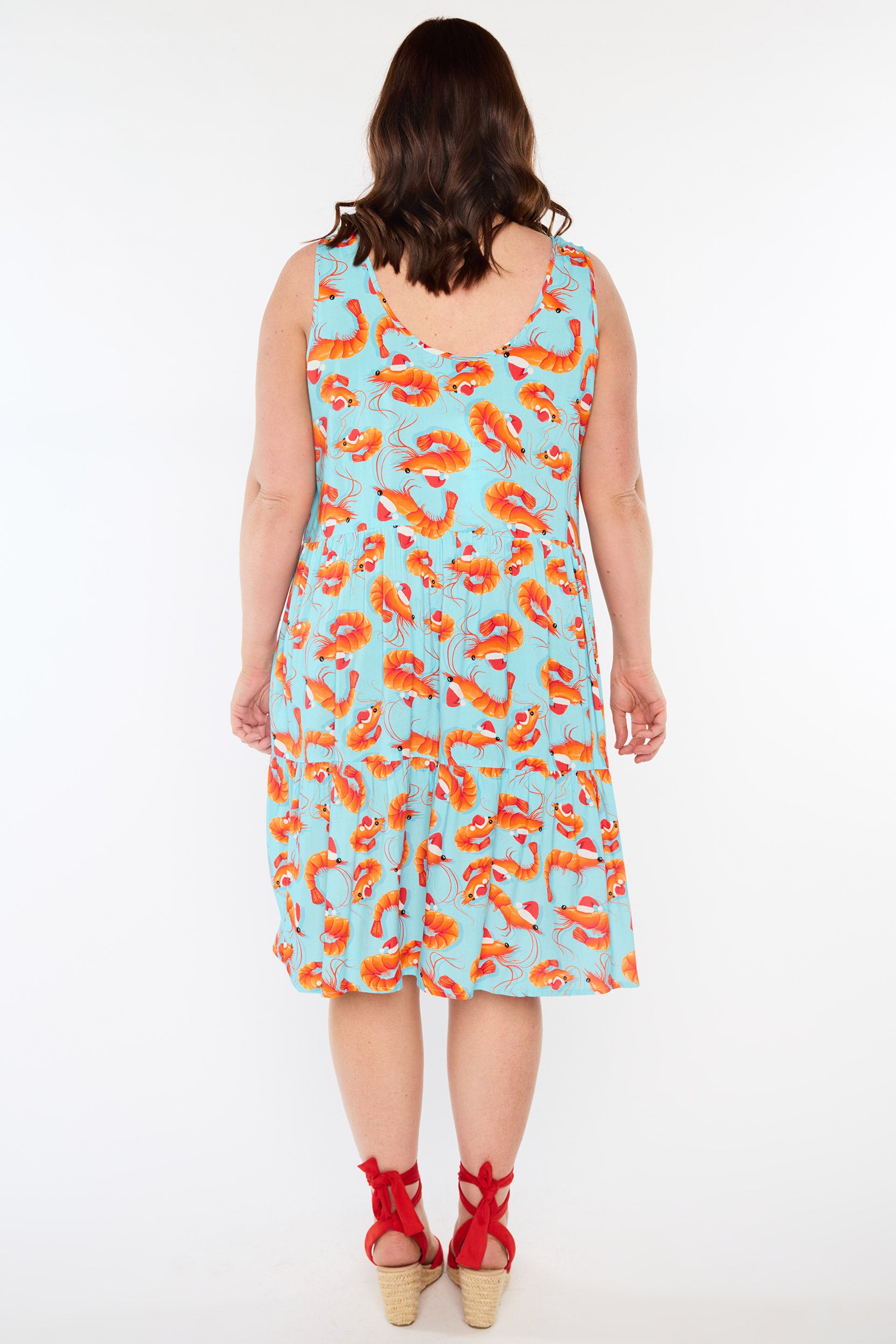 Dove Christmas Prawns Dress (Pre-Order)
