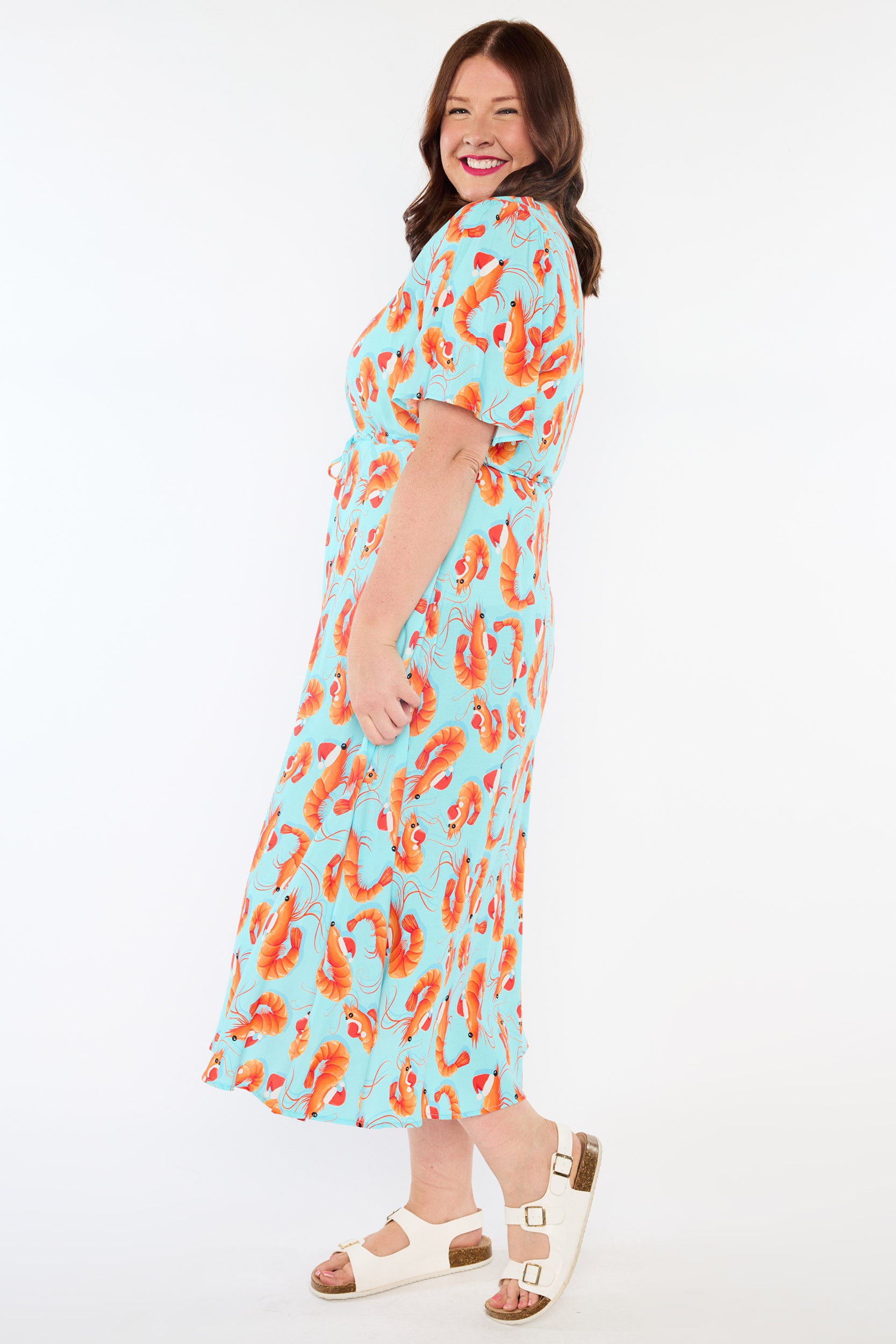 Michelle Christmas Prawns Dress (Pre-Order)