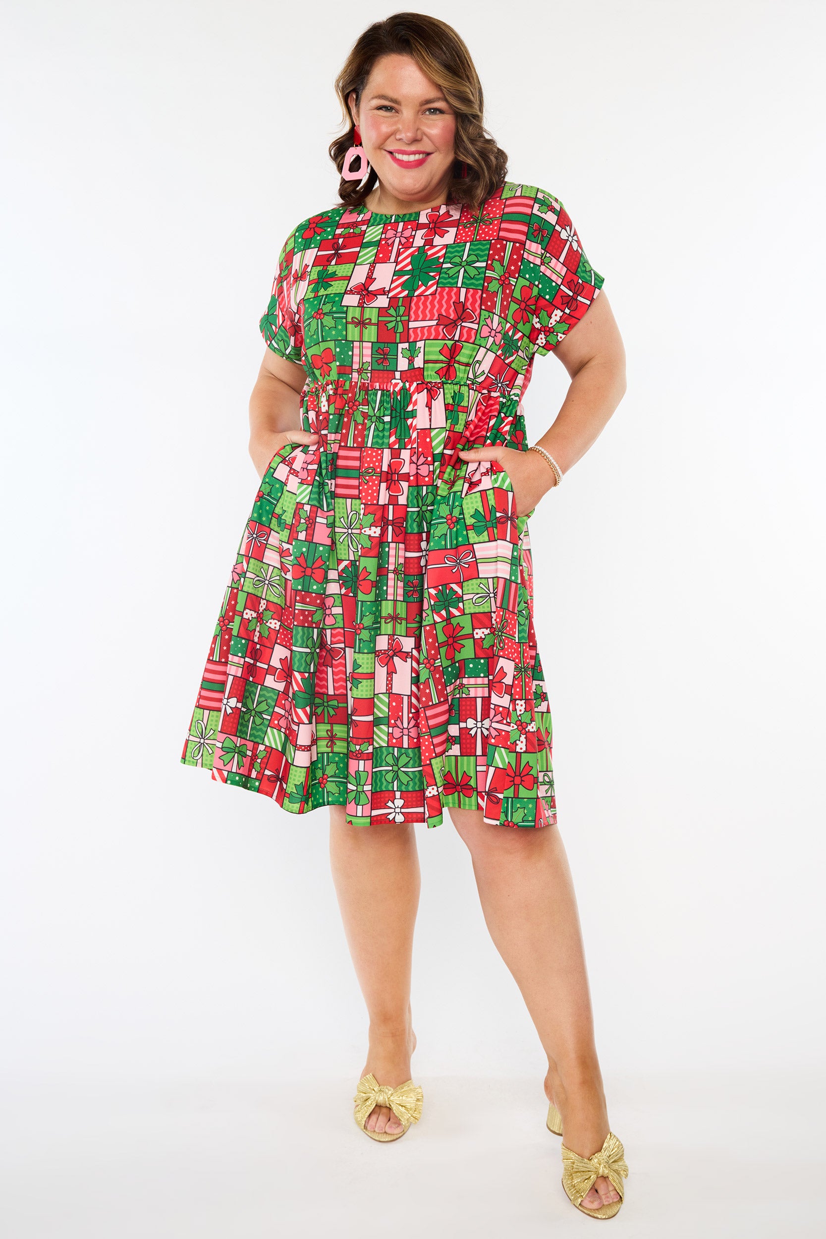 Bam Christmas Present Stack Dress (Pre-Order)