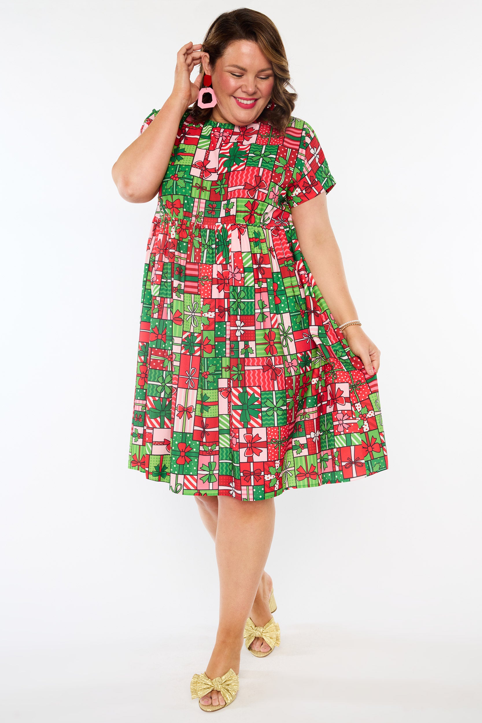 Bam Christmas Present Stack Dress (Pre-Order)