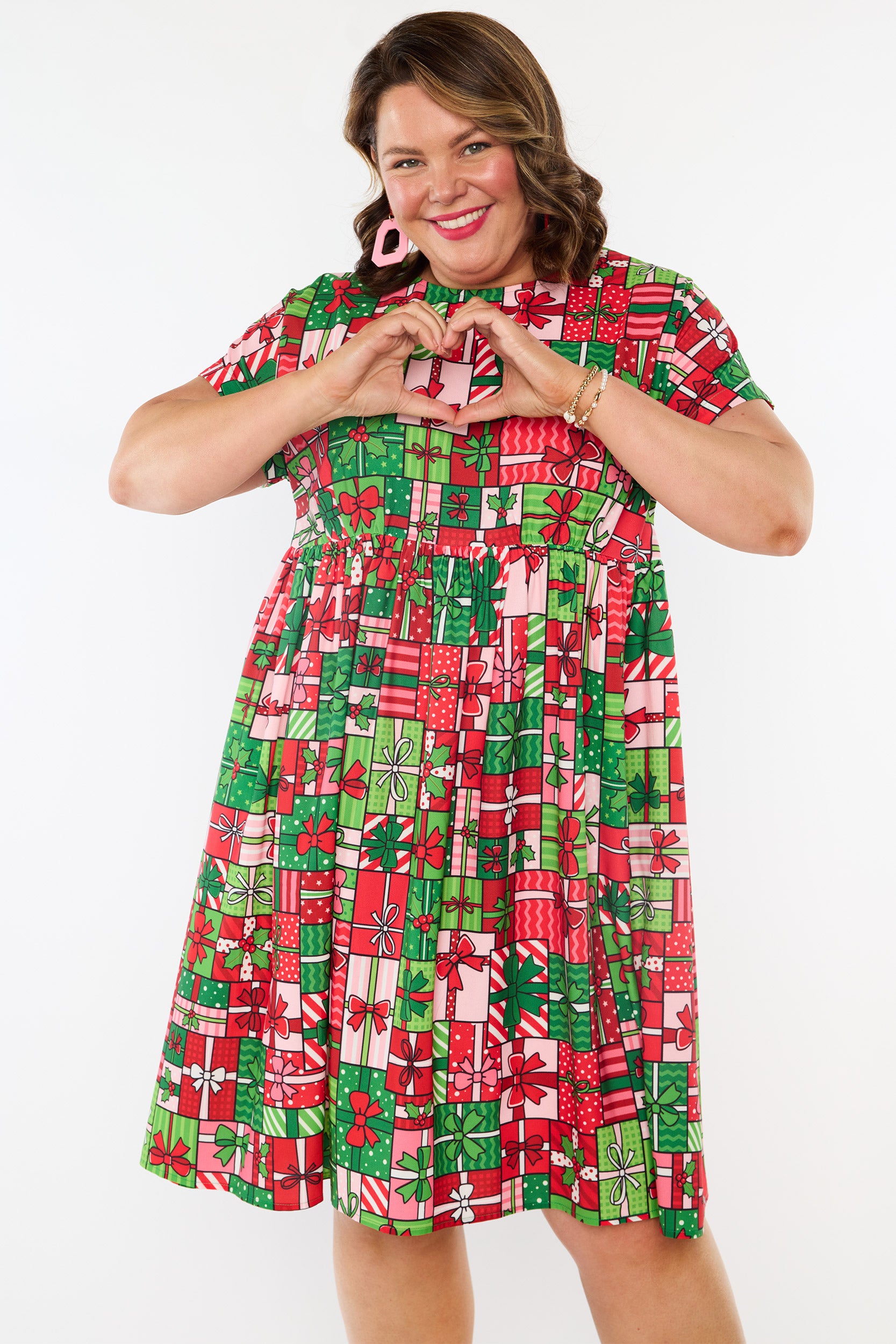 Bam Christmas Present Stack Dress (Pre-Order)