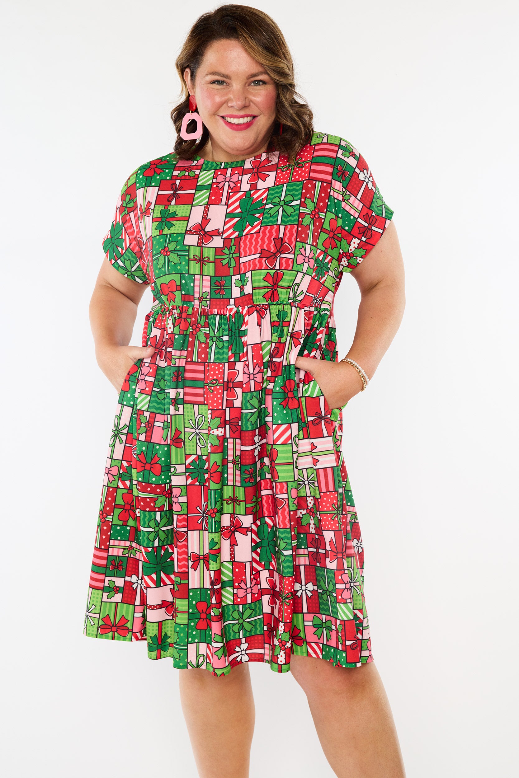 Bam Christmas Present Stack Dress (Pre-Order)