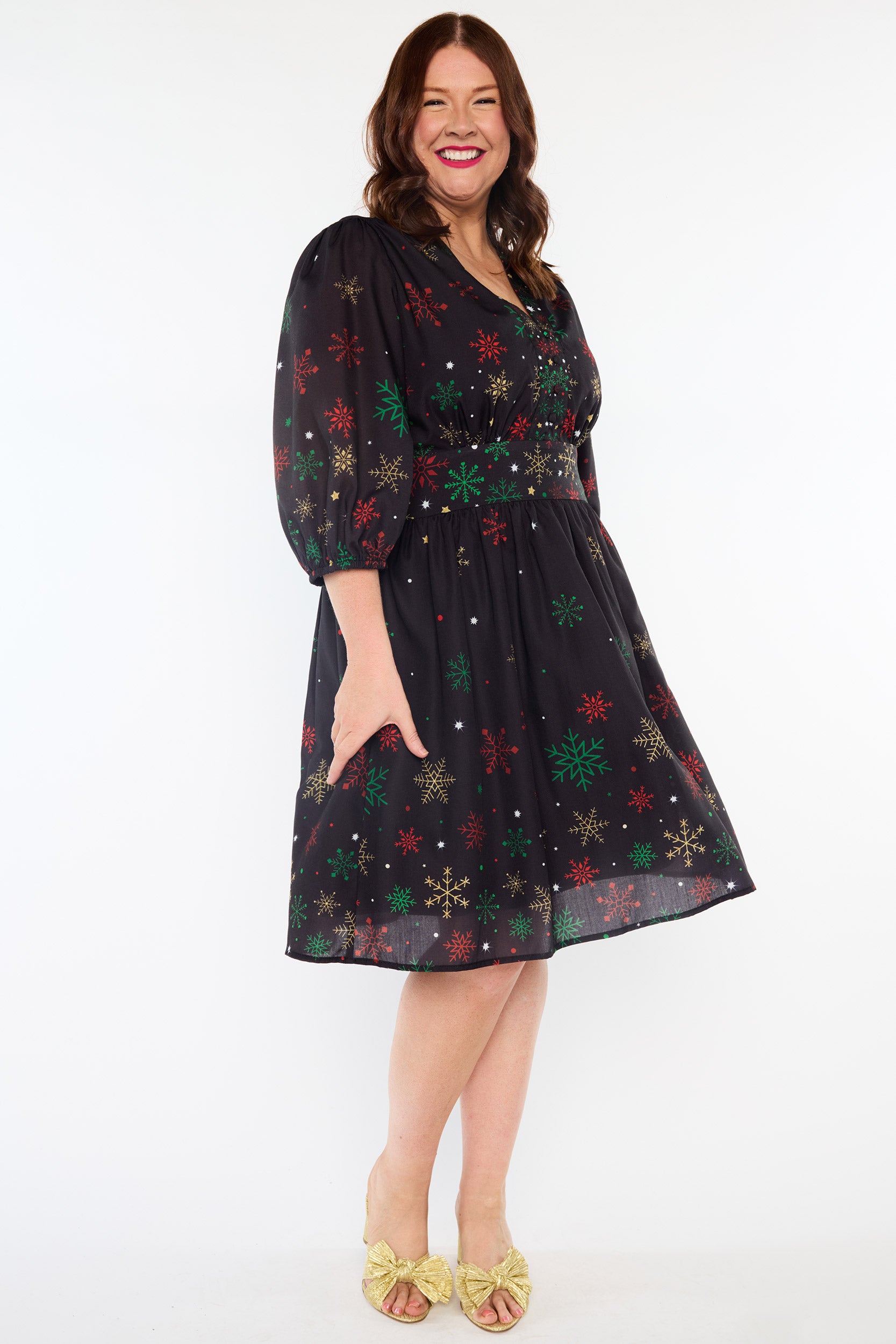 Abbie Christmas Snow Dress (Pre-Order)