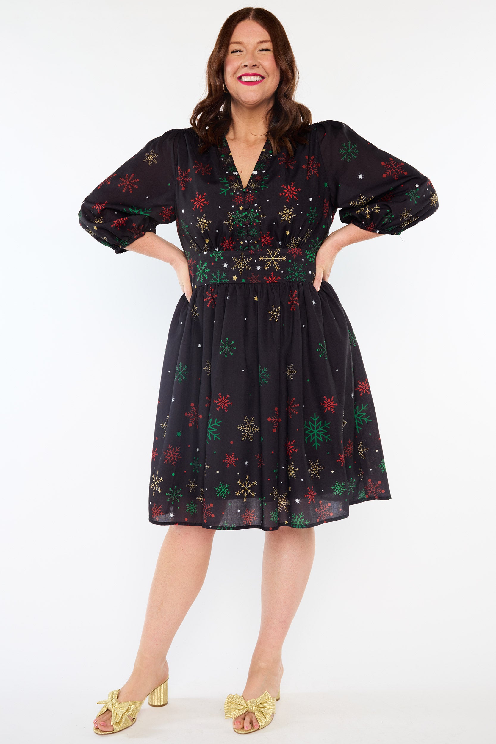 Abbie Christmas Snow Dress (Pre-Order)