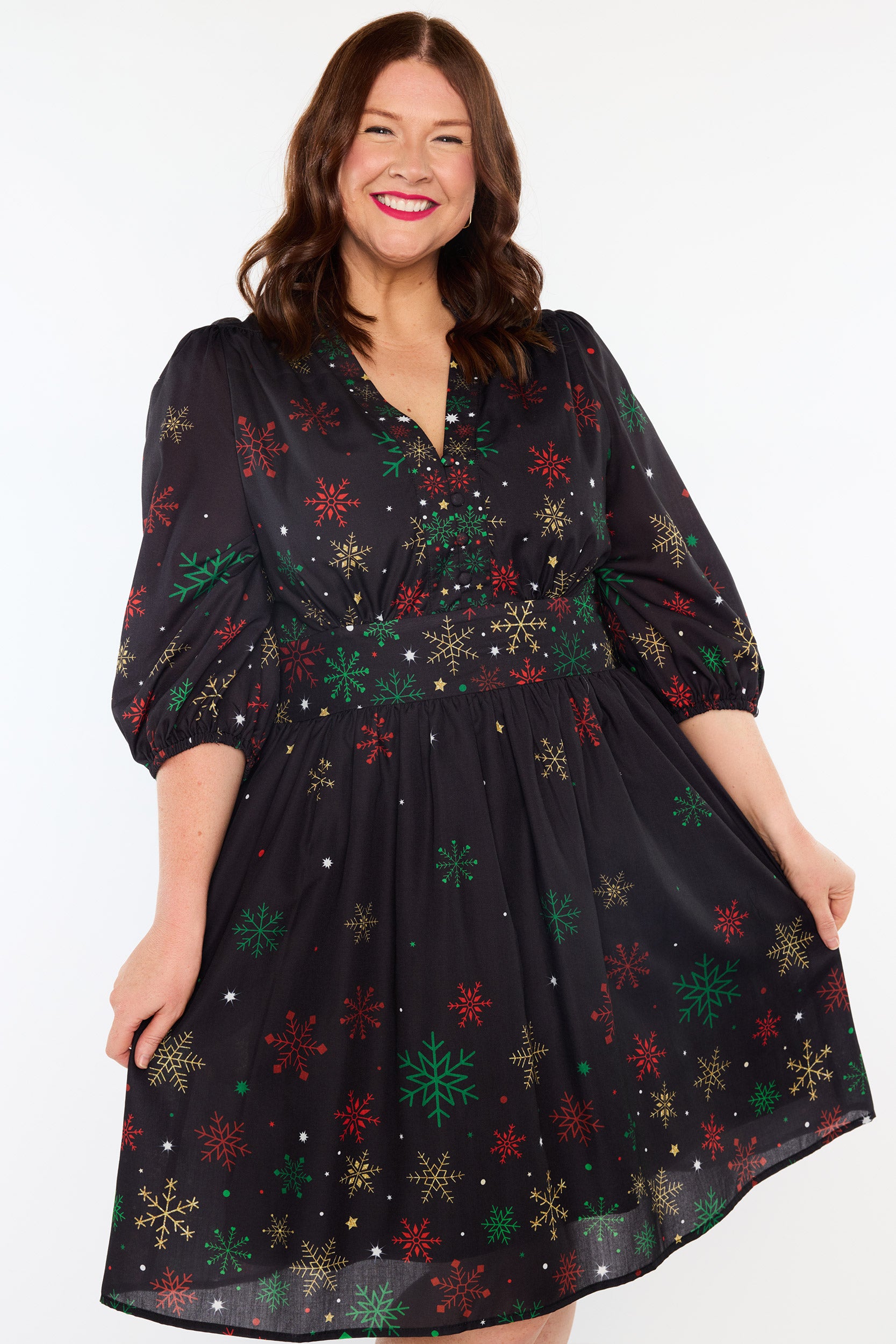 Abbie Christmas Snow Dress (Pre-Order)