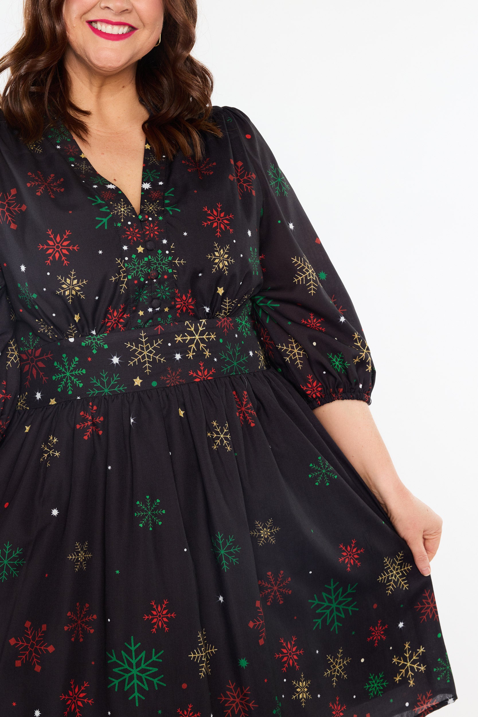 Abbie Christmas Snow Dress (Pre-Order)