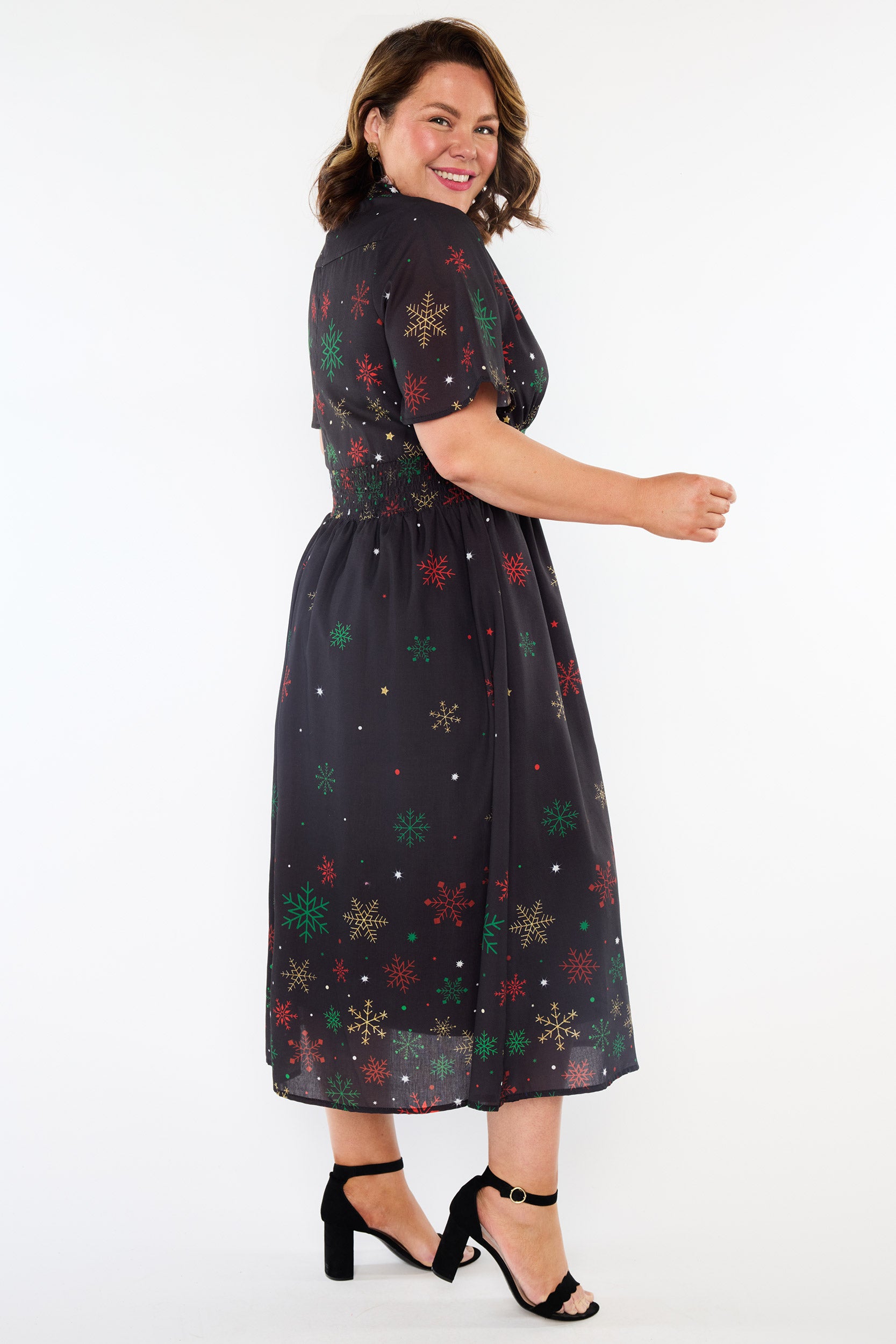Stephanie Christmas Snow Dress (Pre-Order)