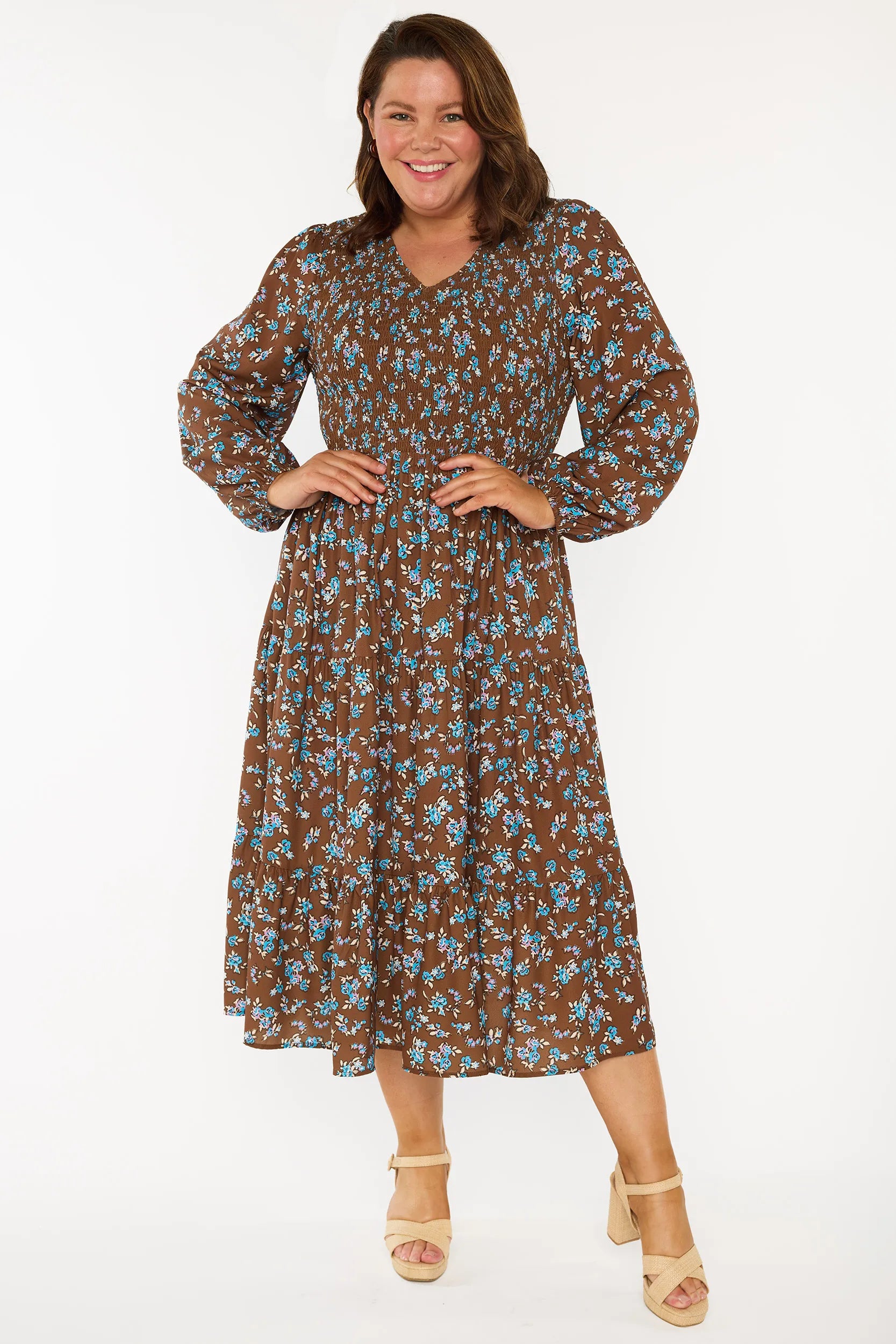 Stevie Coco Blossom Dress โ Coco Blossom mid length dress