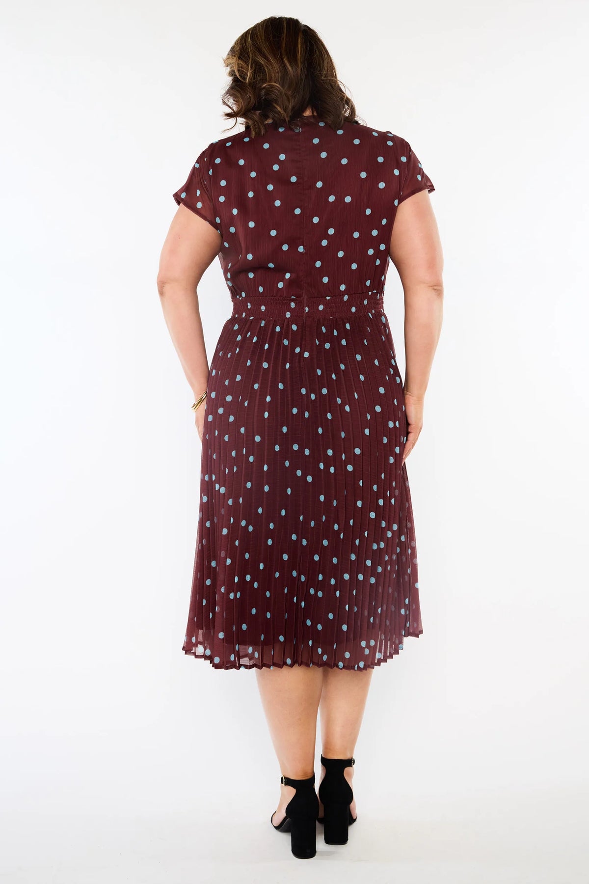 Daria Coco Teal Spot Dress