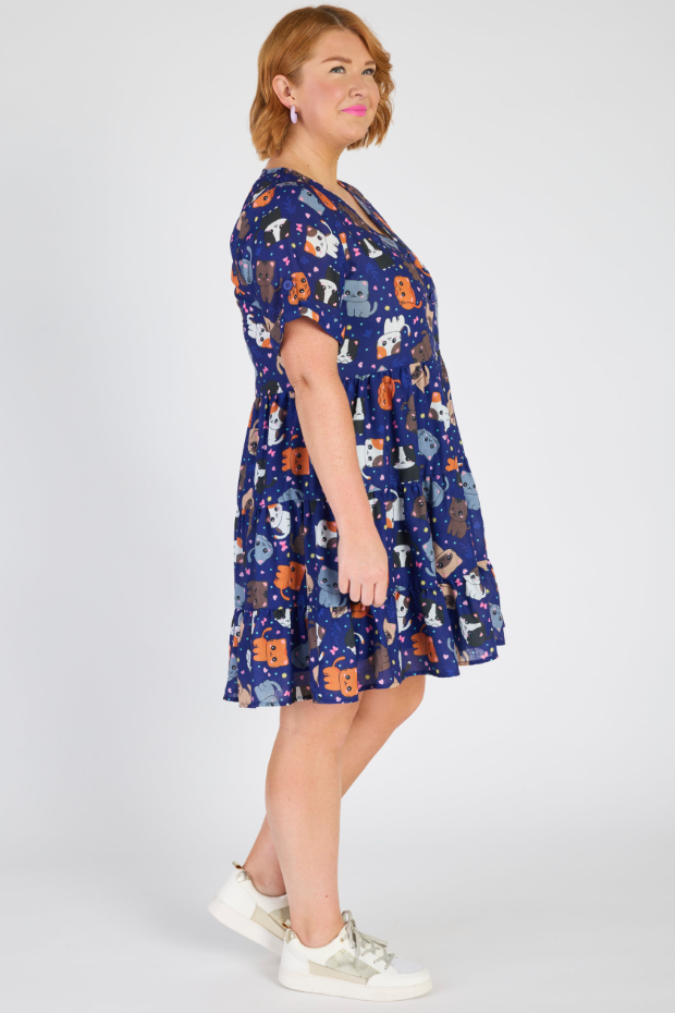 Poppy Cute Kitties Dress – Cute Kitties shift dress