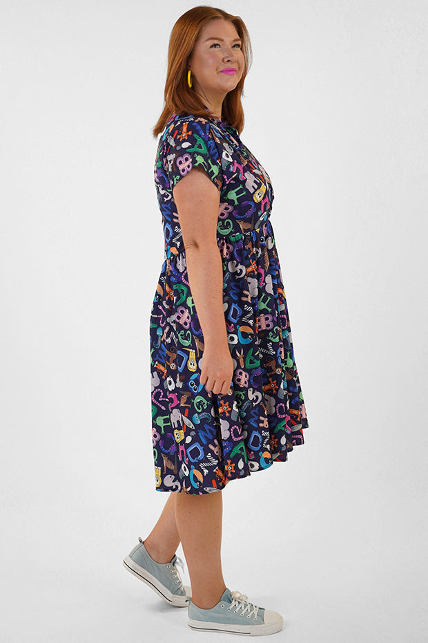 Frankie Alpha Animals Dress โ Alpha Animals shirt dress