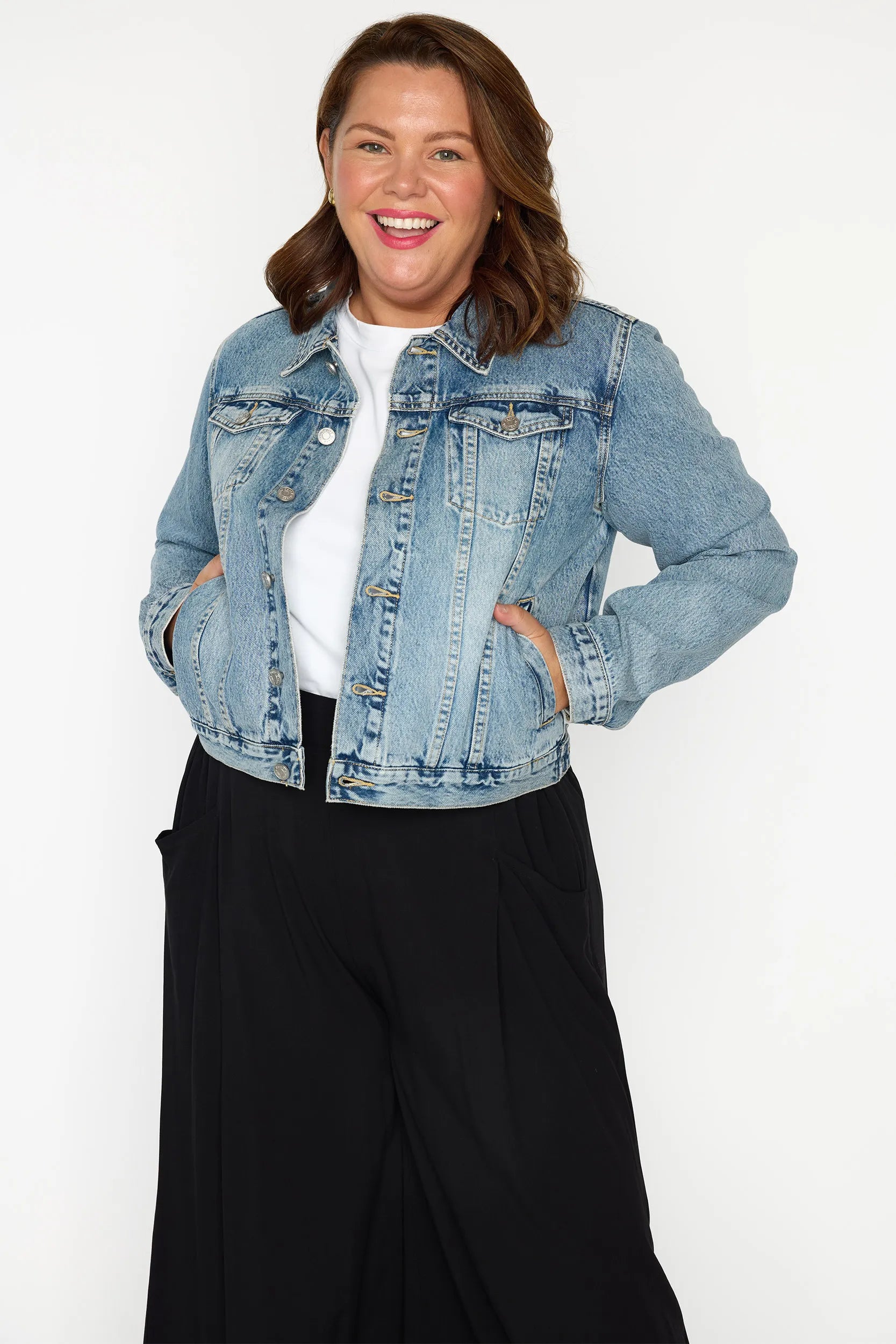 Esta Denim Jacket – Denim denim jacket