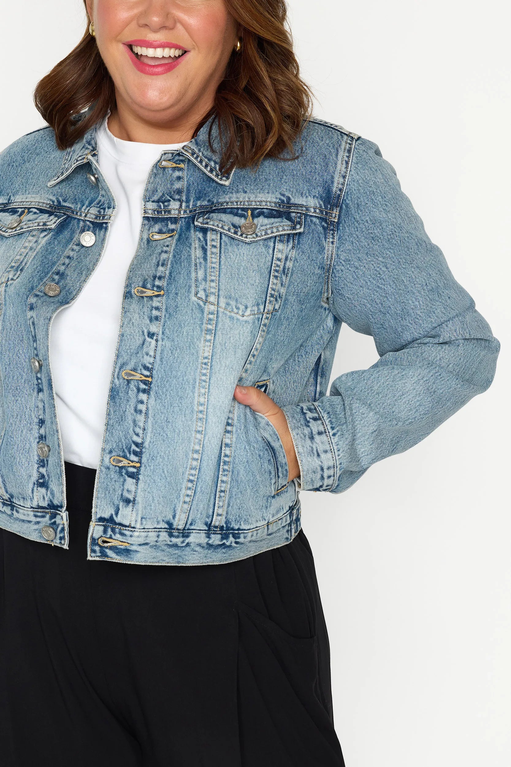 Esta Denim Jacket โ Denim denim jacket
