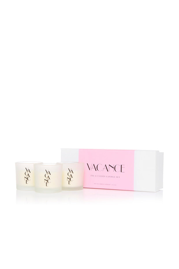 Fig & Cassis Candle Set of 3 – Fig & Cassis candle
