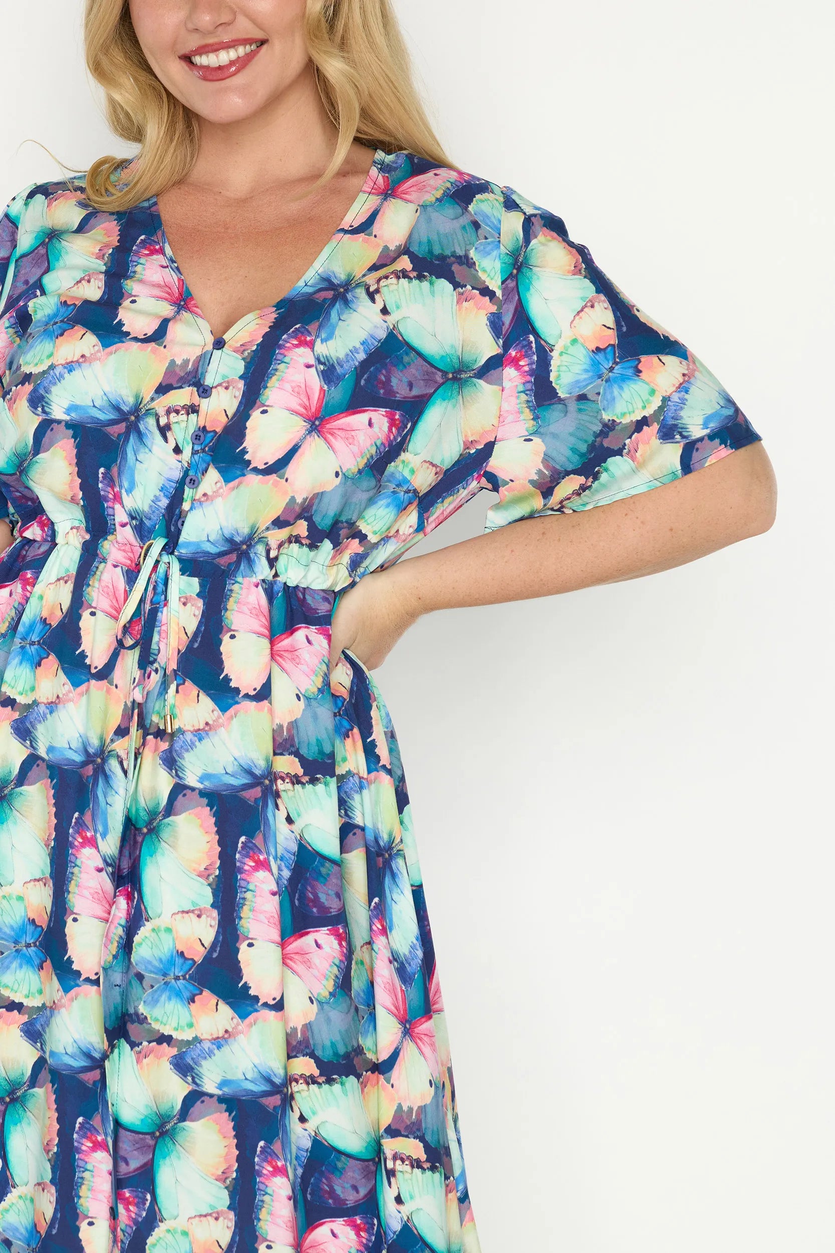Michelle Flutterby Dress โ Flutterby midi dress