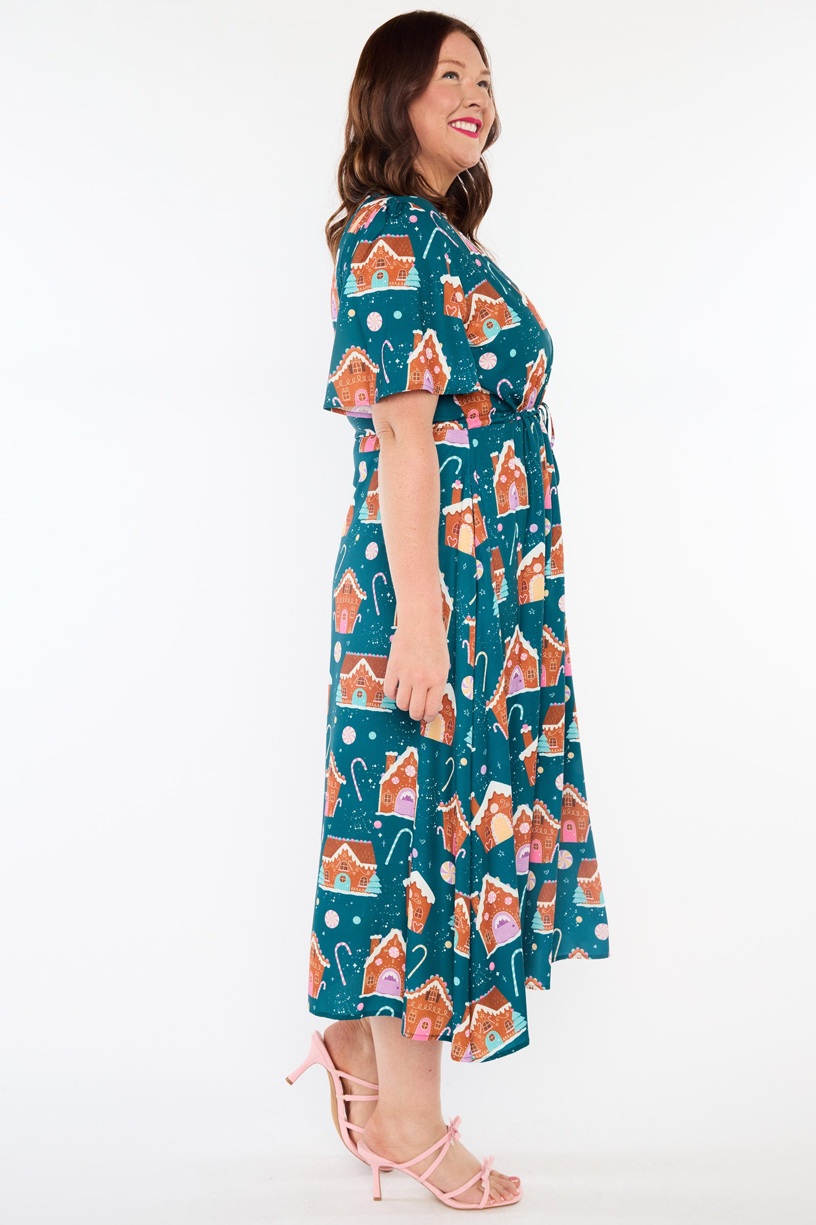 Marley Gingerbread House Christmas Dress (Pre-Order)