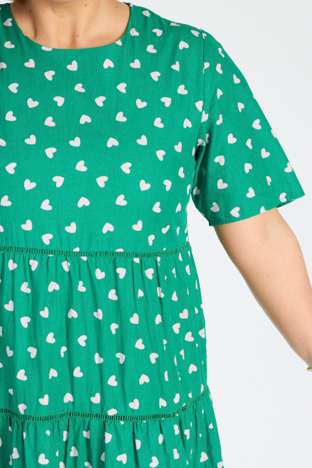 Aurelia Green Cupid Maxi Dress – Green Cupid midi dress
