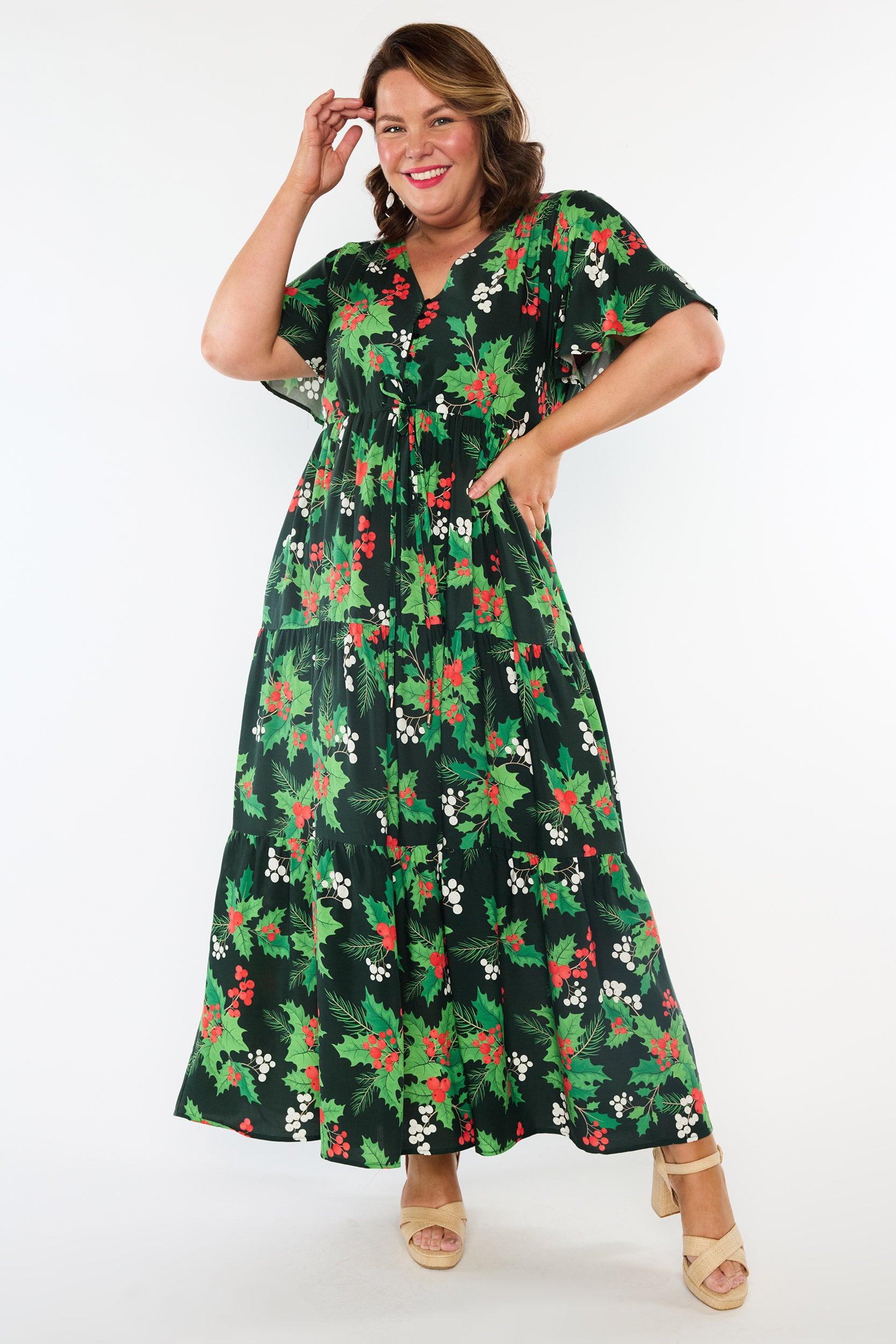 Alexia Holly Christmas Dress (Pre-Order)