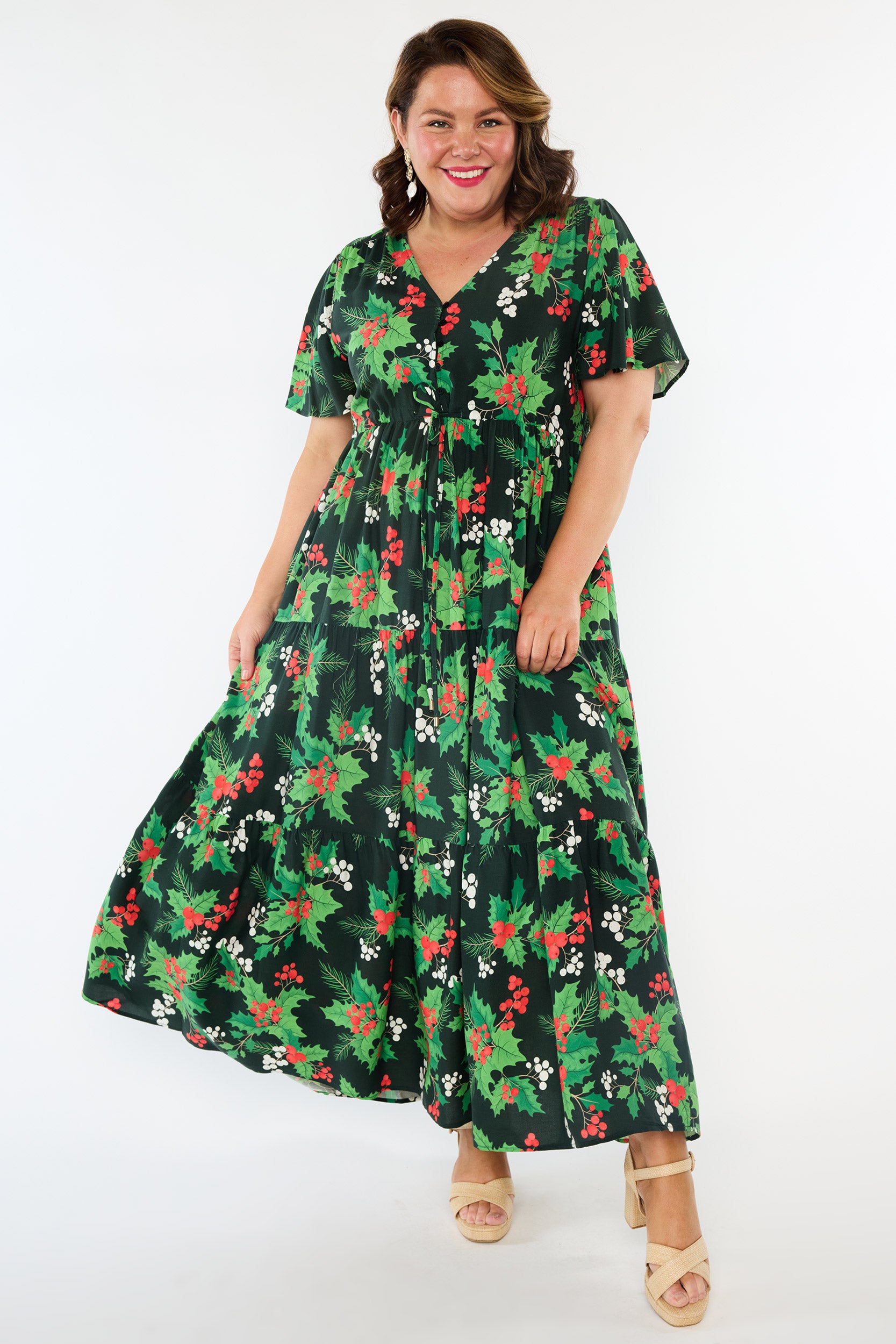 Alexia Holly Christmas Dress (Pre-Order)