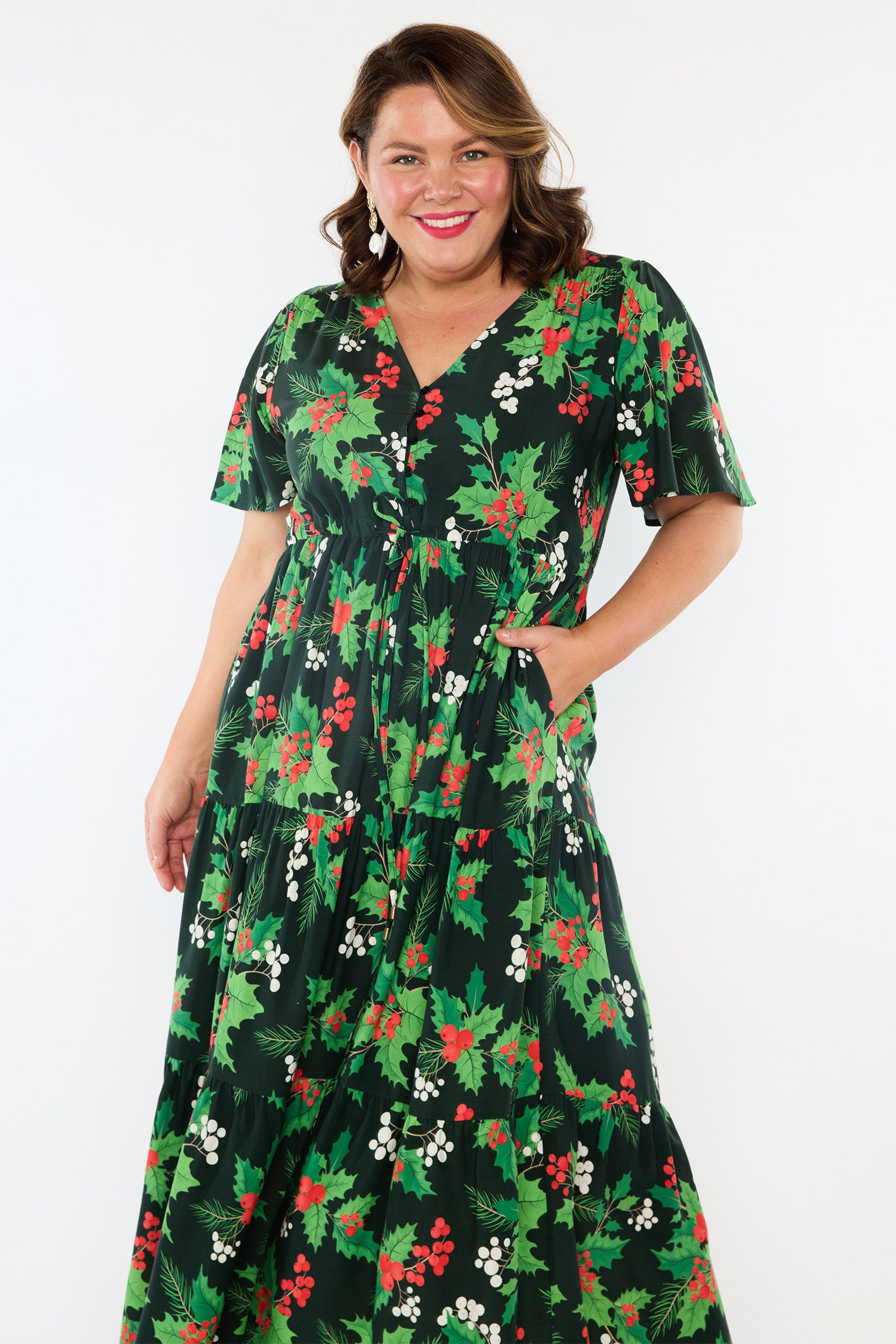Alexia Holly Christmas Dress (Pre-Order)
