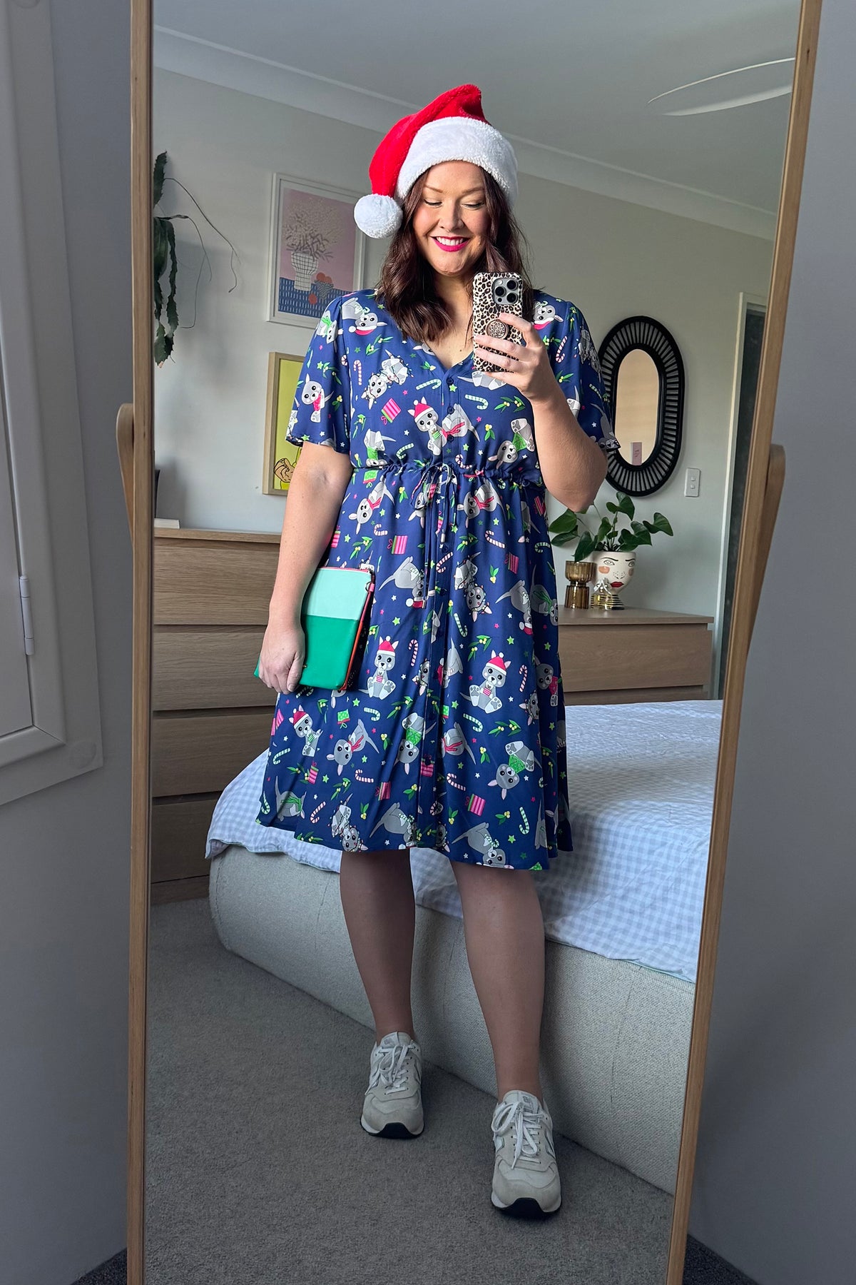 Jaz Kangaroo Christmas Dress (Pre-Order)