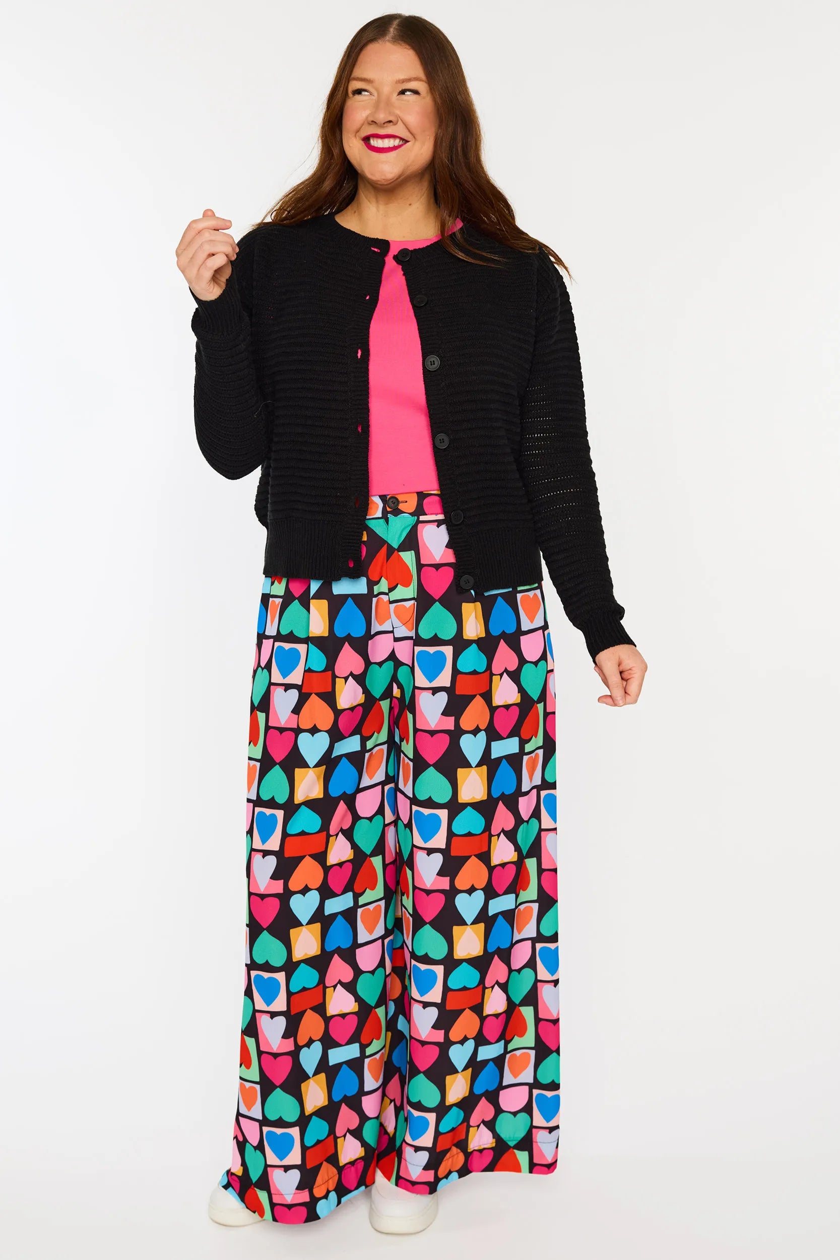 Joelz Black Cardi โ Black cardigan