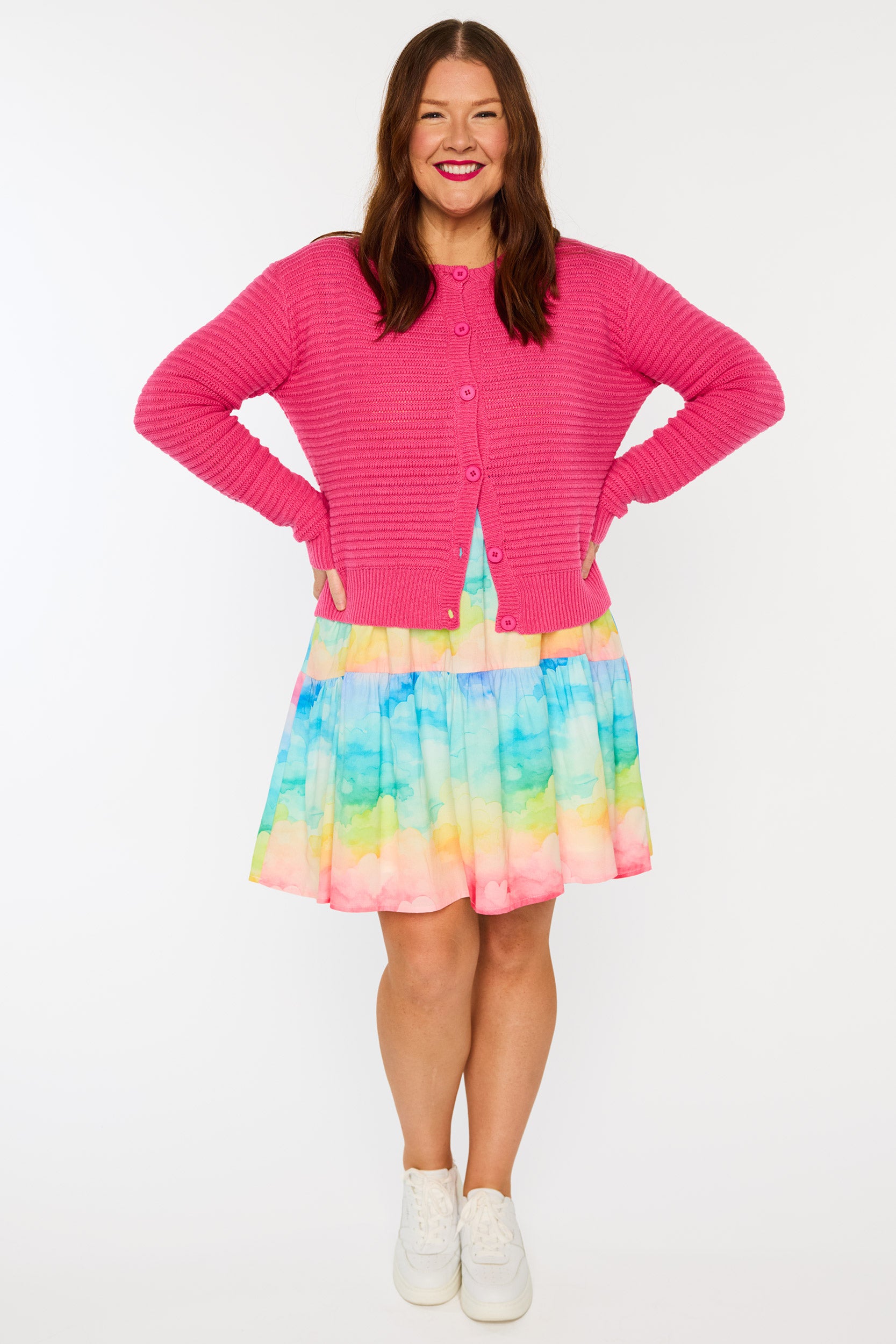 Joelz Pink Cardi โ Pink cardigan