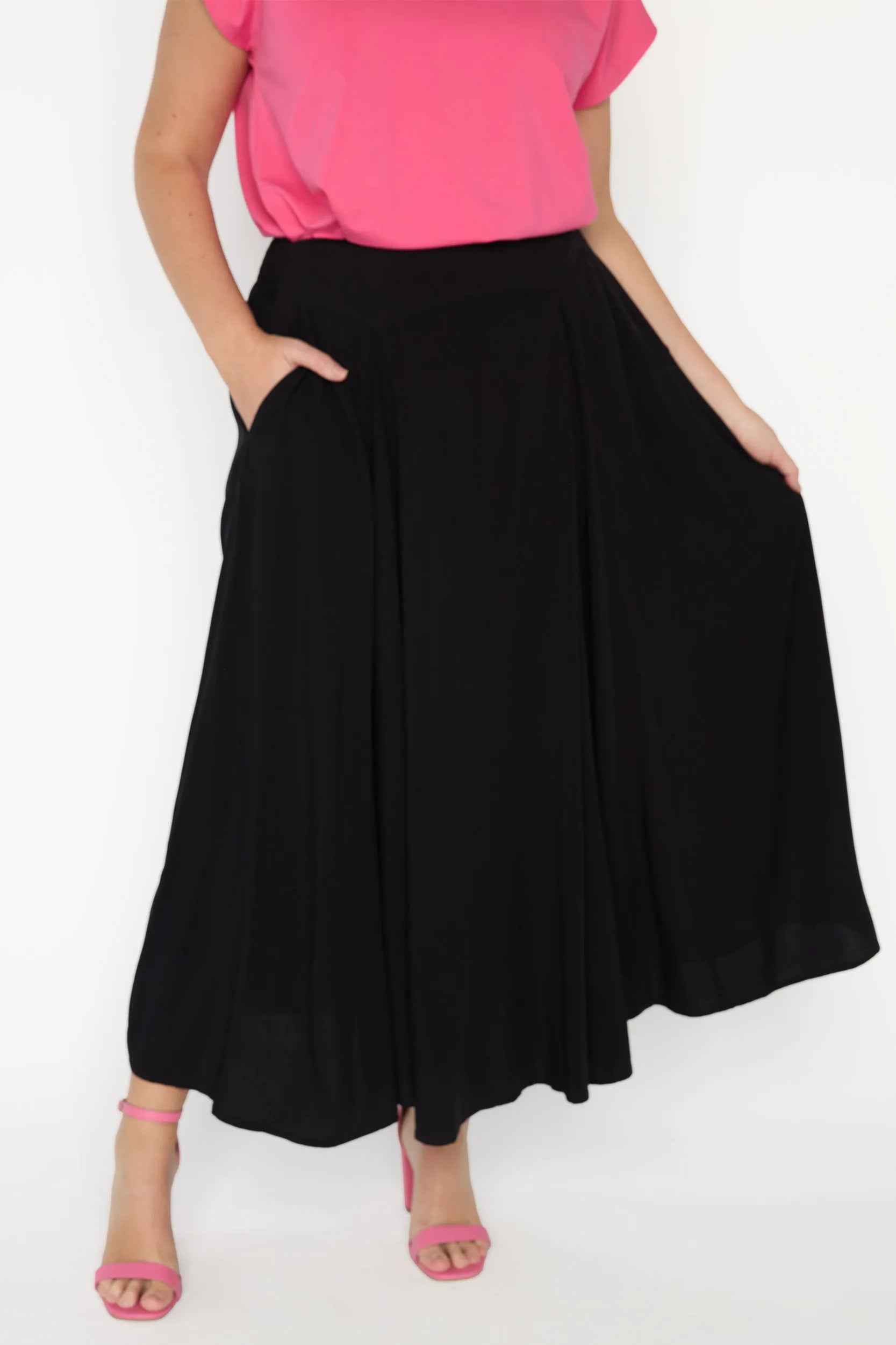 Katelyn Black Skirt – Black maxi skirt