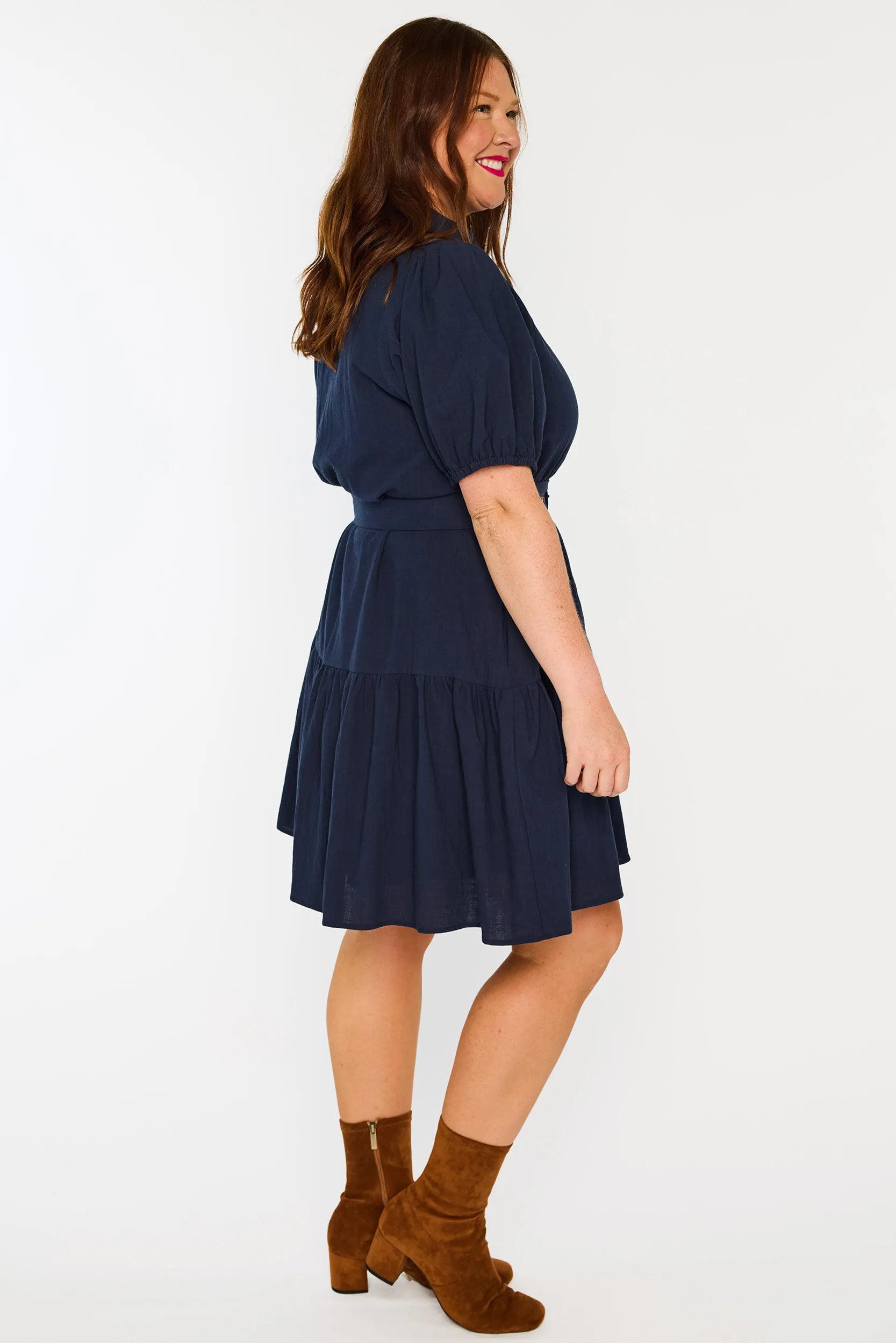 Katie Navy Dress – Navy mini dress
