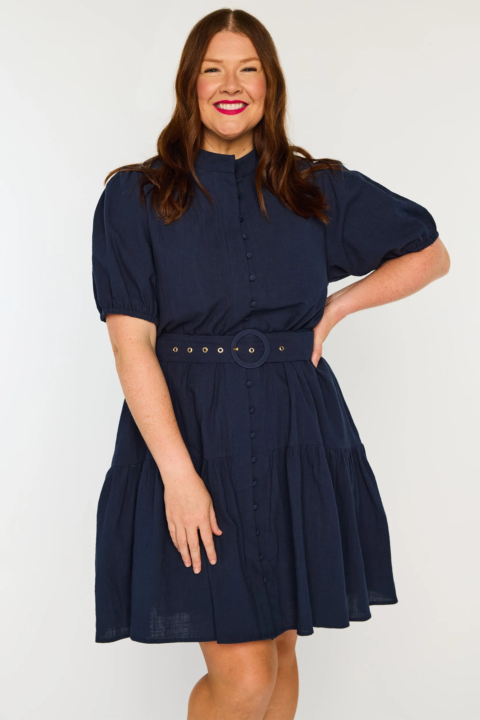 Katie Navy Dress – Navy mini dress