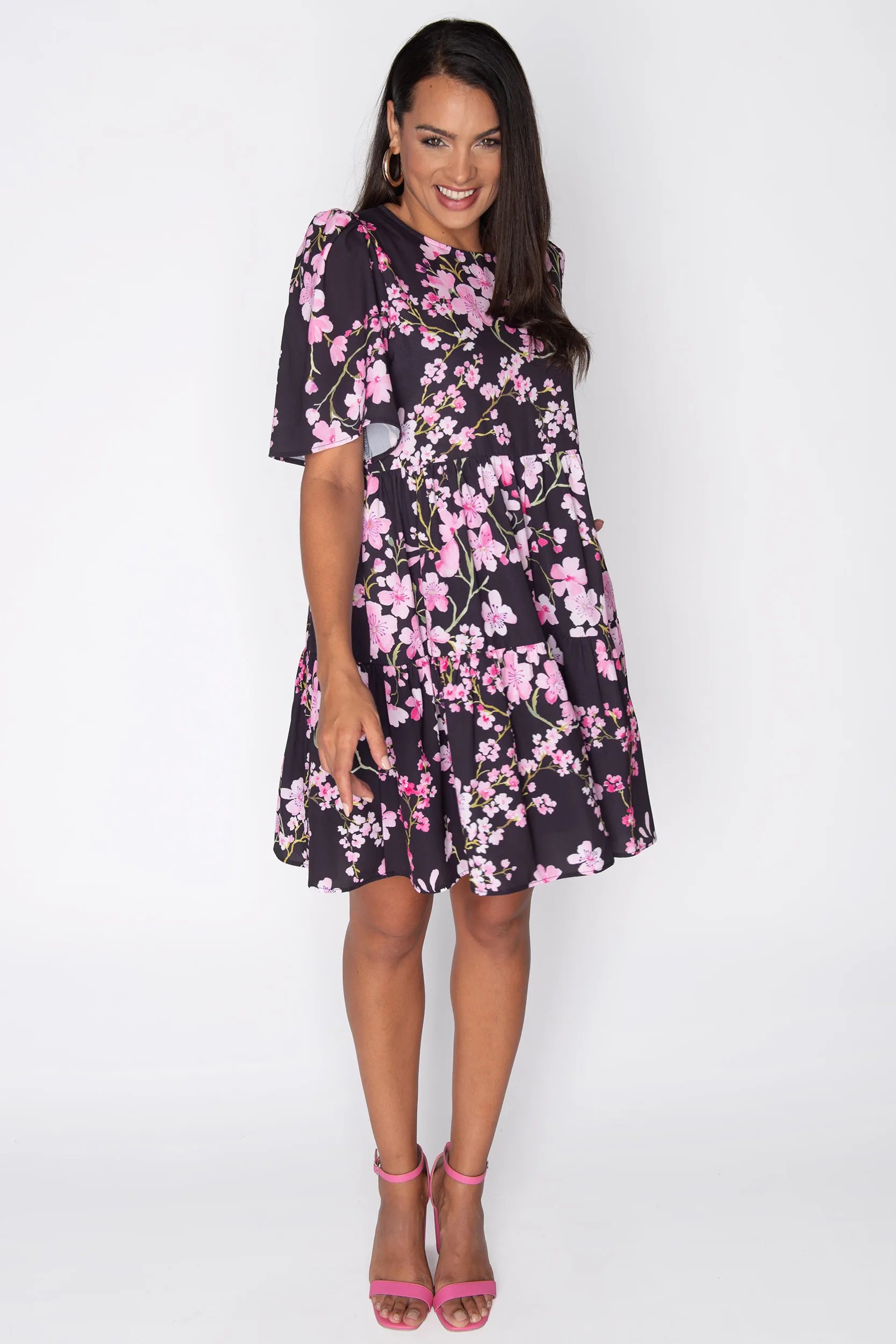 Jackson Blackout Cherry Blossom Dress – Blackout Cherry Blossom mini dress