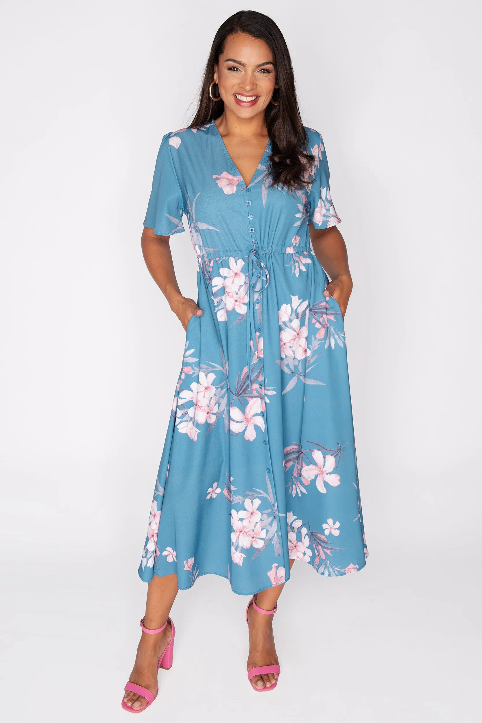 Marley Jasmine Sky Dress – Jasmine Sky midi dress