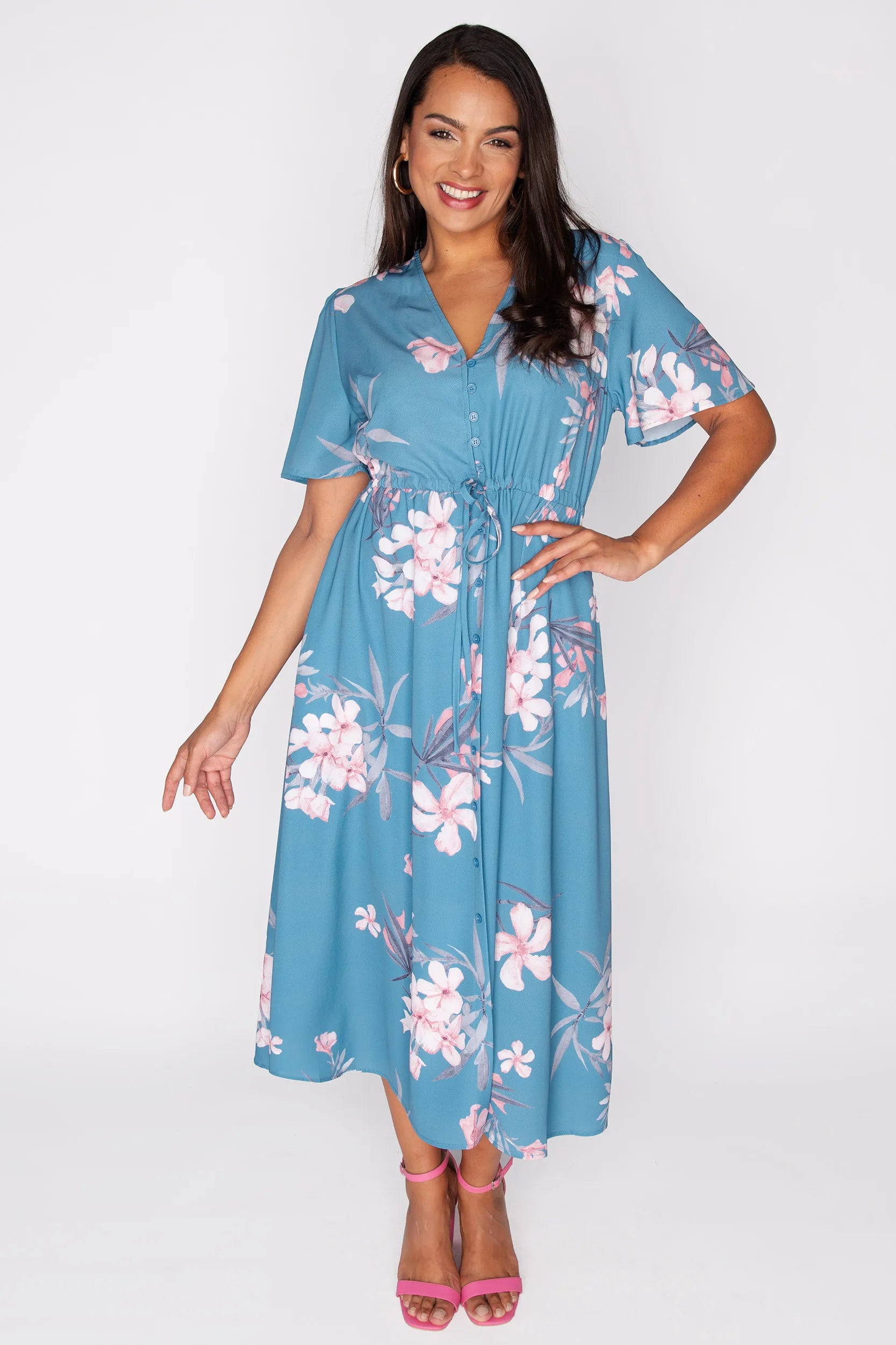 Marley Jasmine Sky Dress – Jasmine Sky midi dress