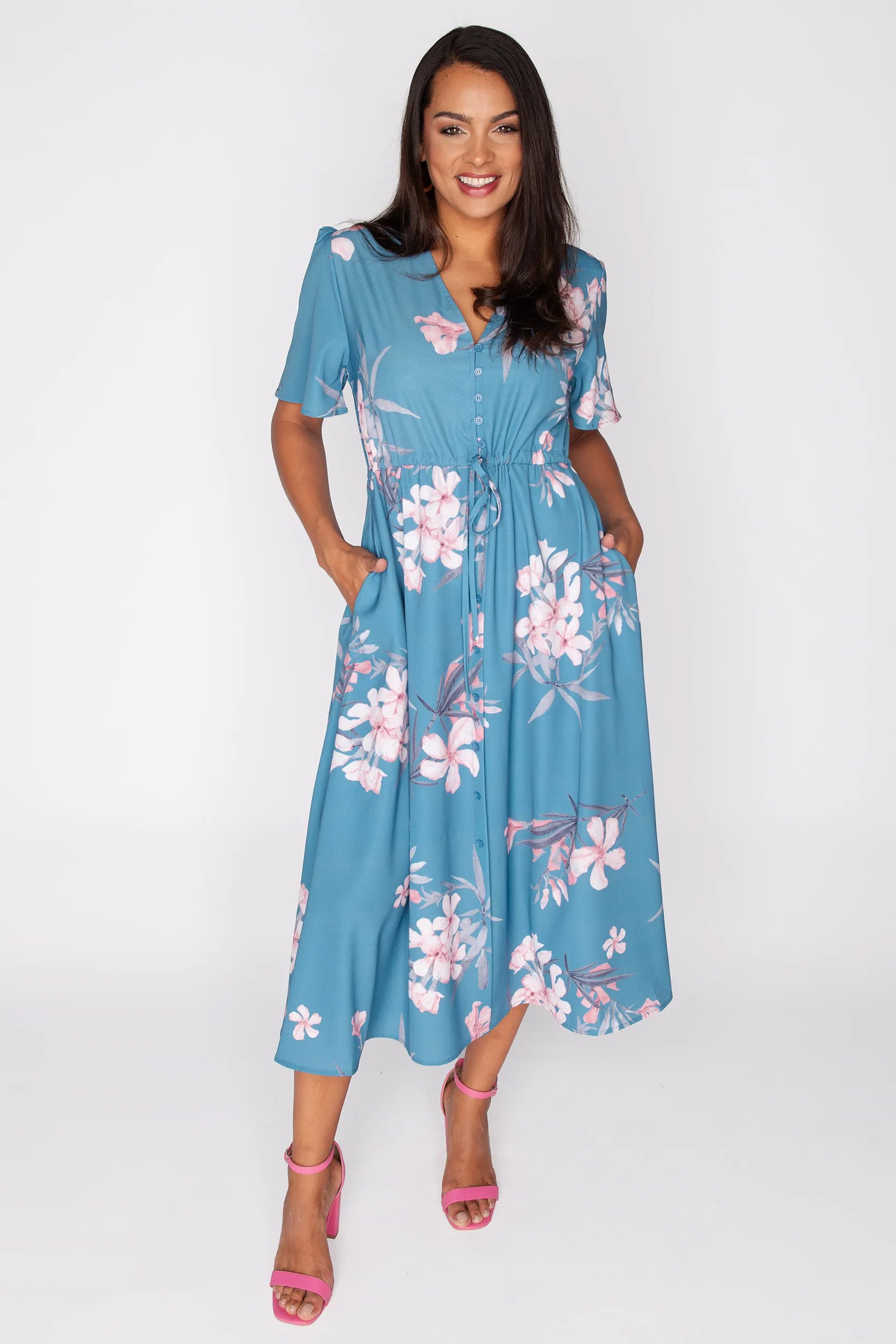 Marley Jasmine Sky Dress – Jasmine Sky midi dress