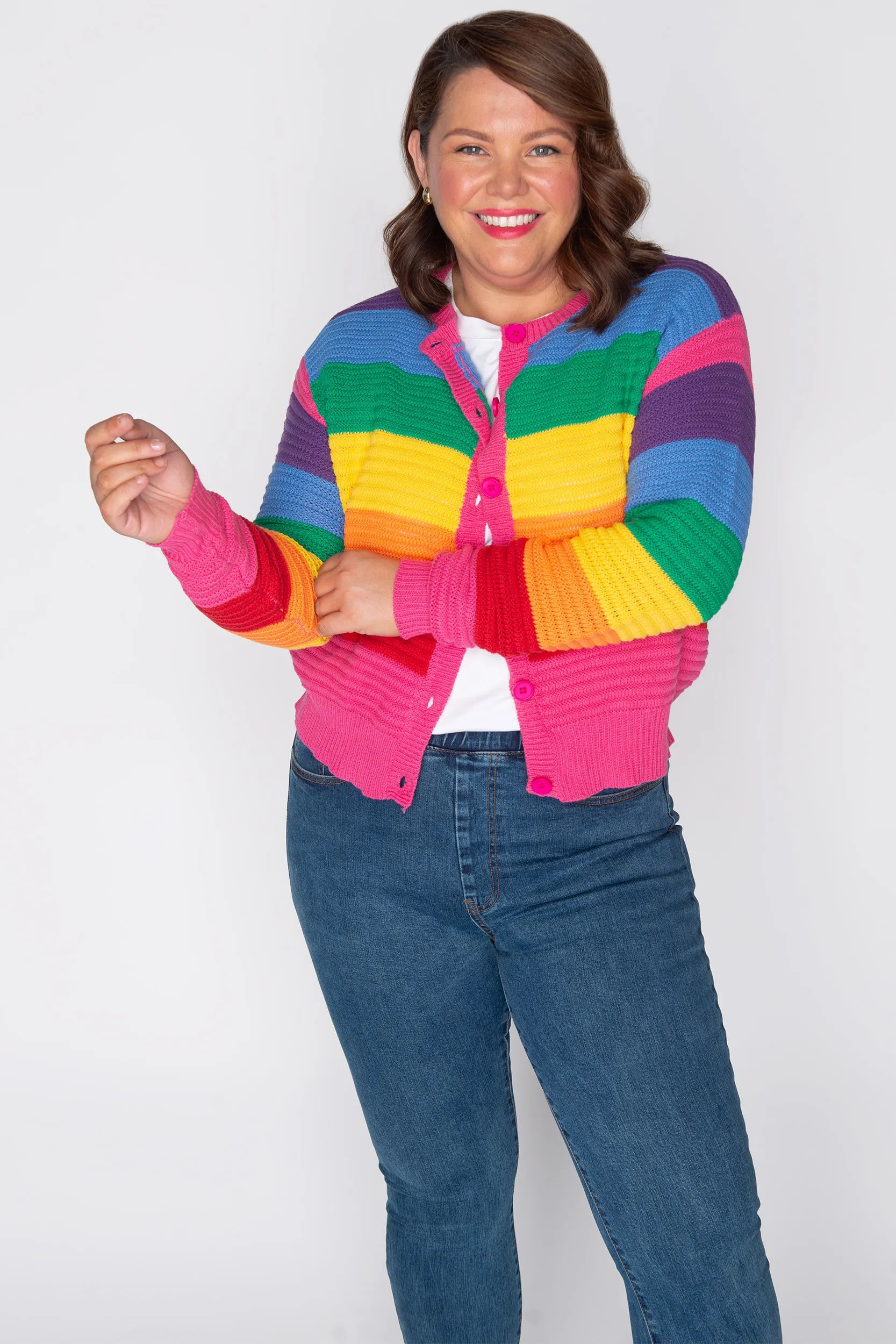 Joelz Rainbow Cardi – Rainbow cardigan