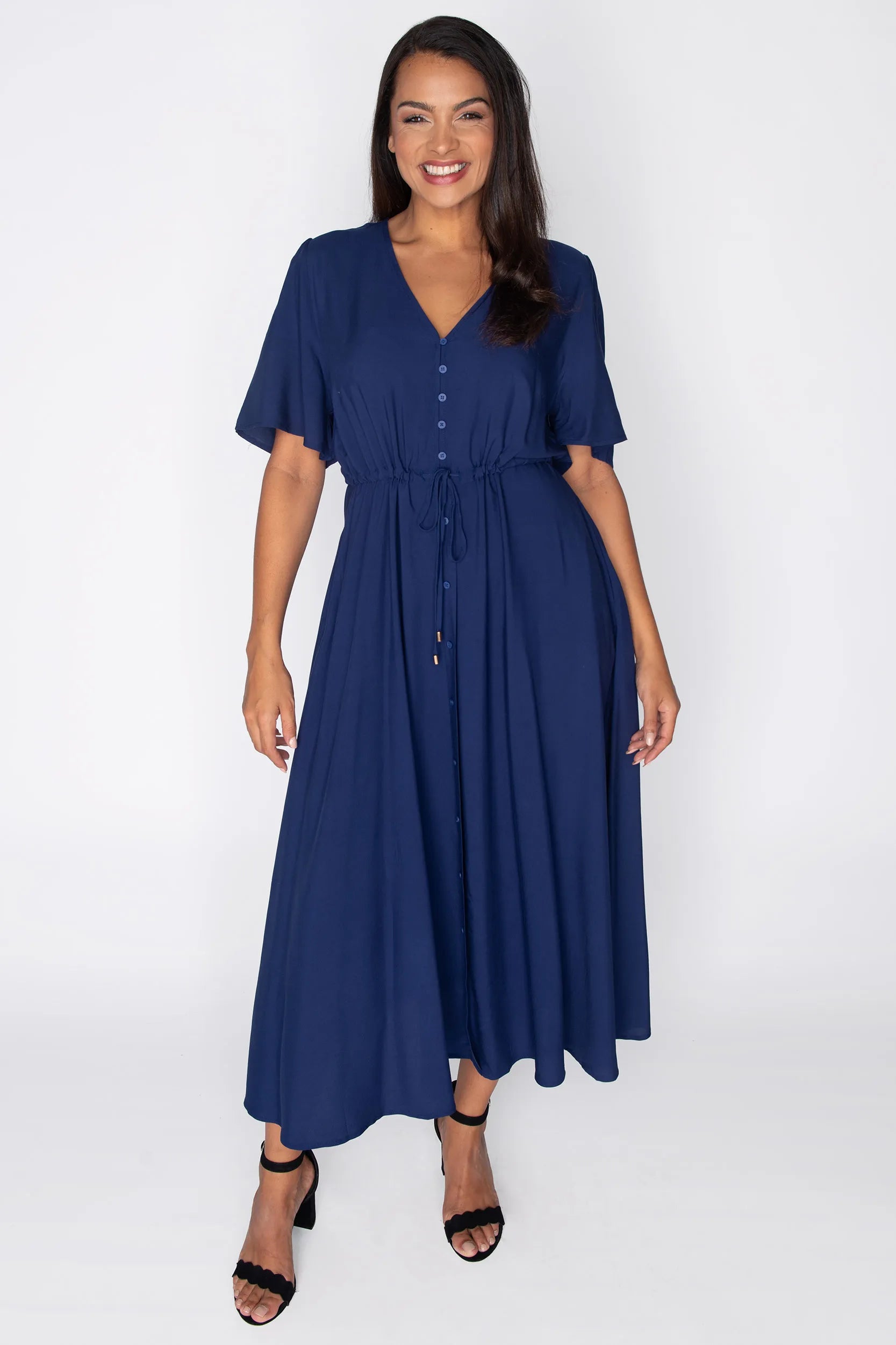 Michelle Navy Dress