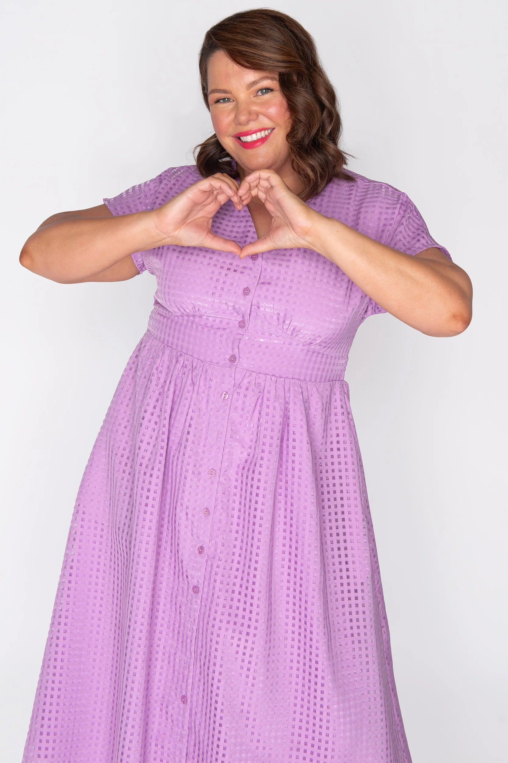 Ryder Lilac Dress – Lilac midi dress
