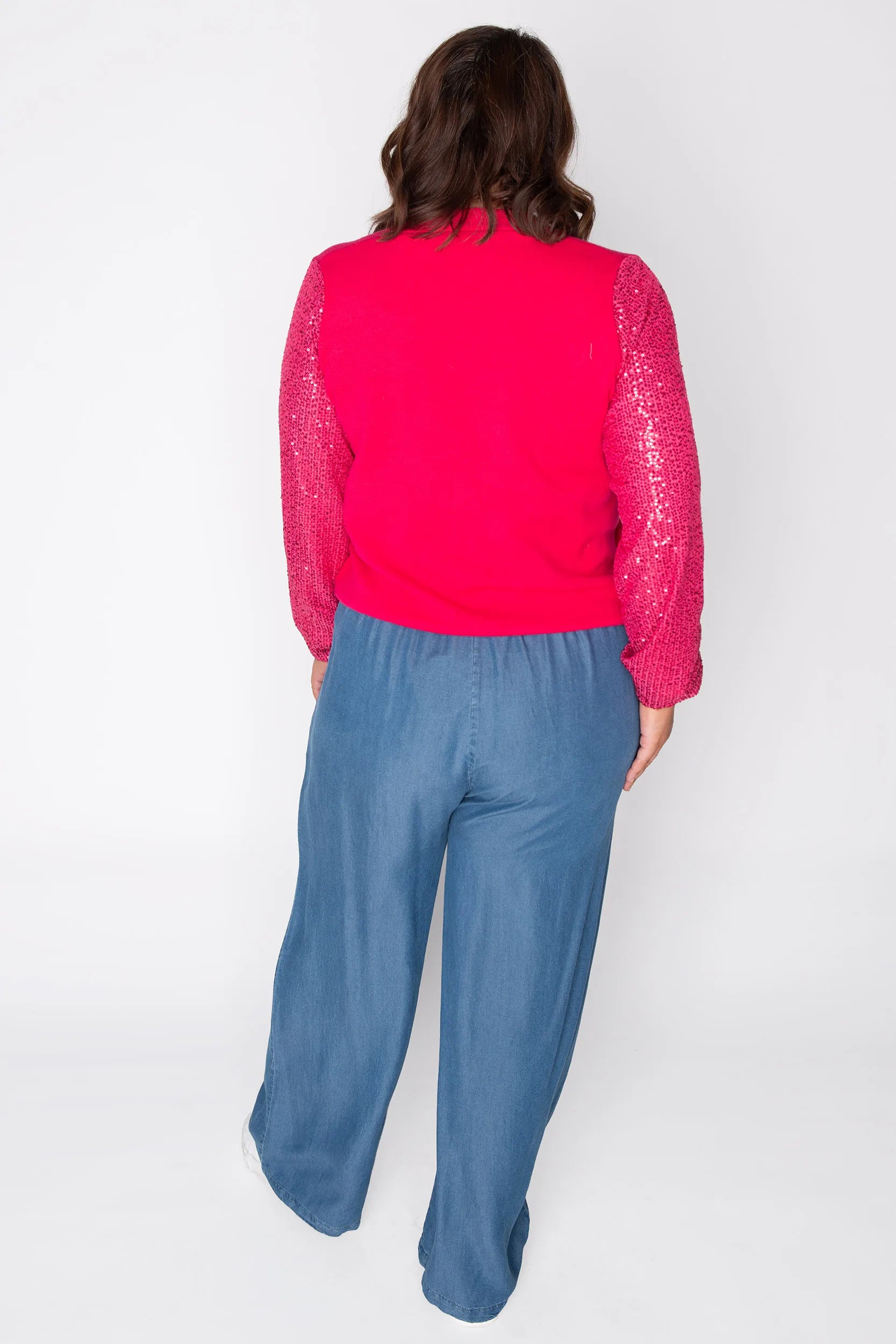 Sloane Pink Cardi – Pink knit jumper