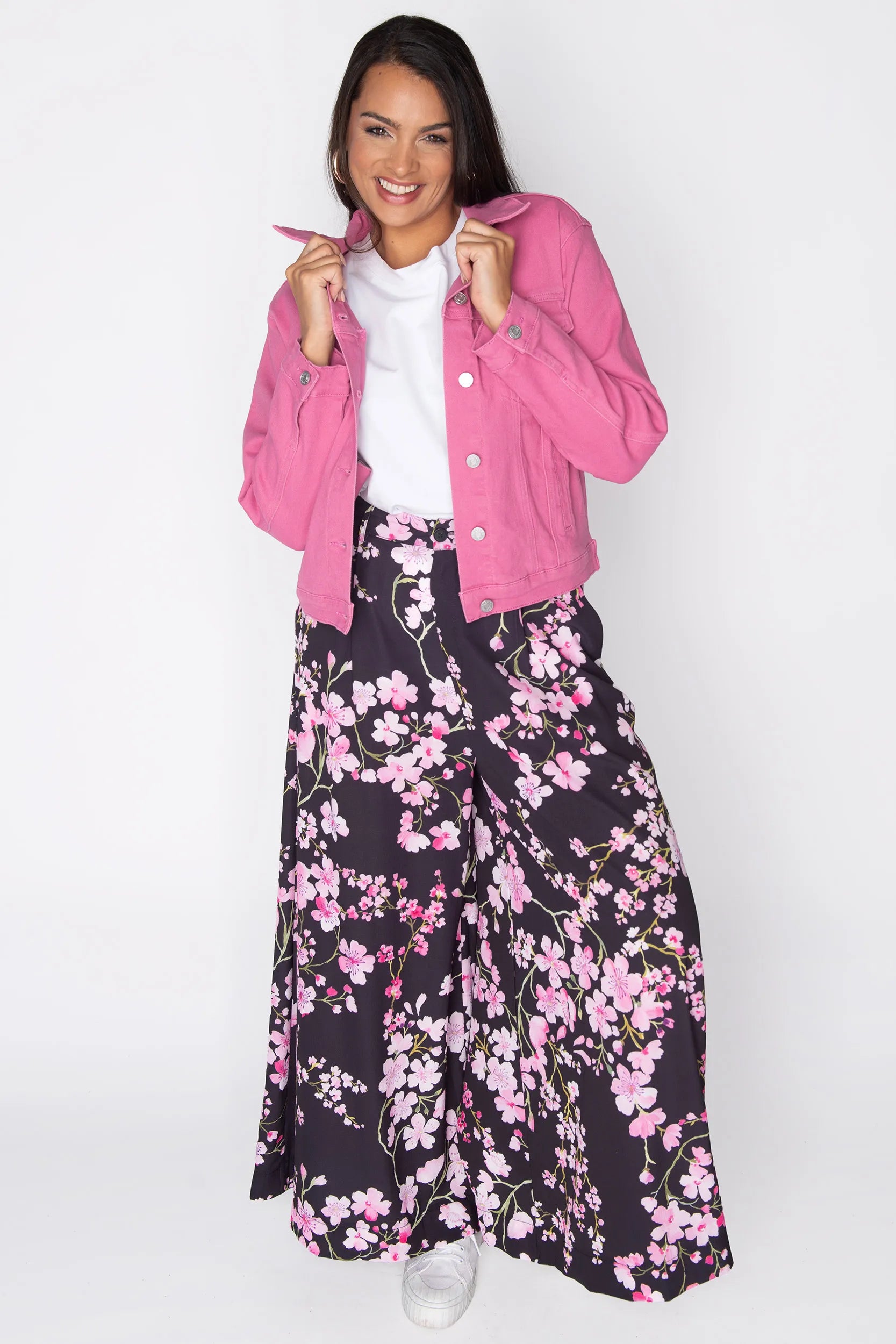 Tigerlily Pink Jacket – Pink denim jacket
