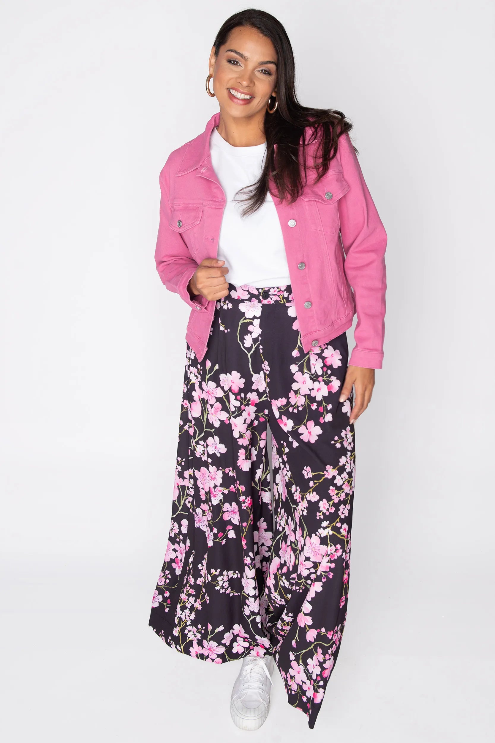Tigerlily Pink Jacket โ Pink denim jacket