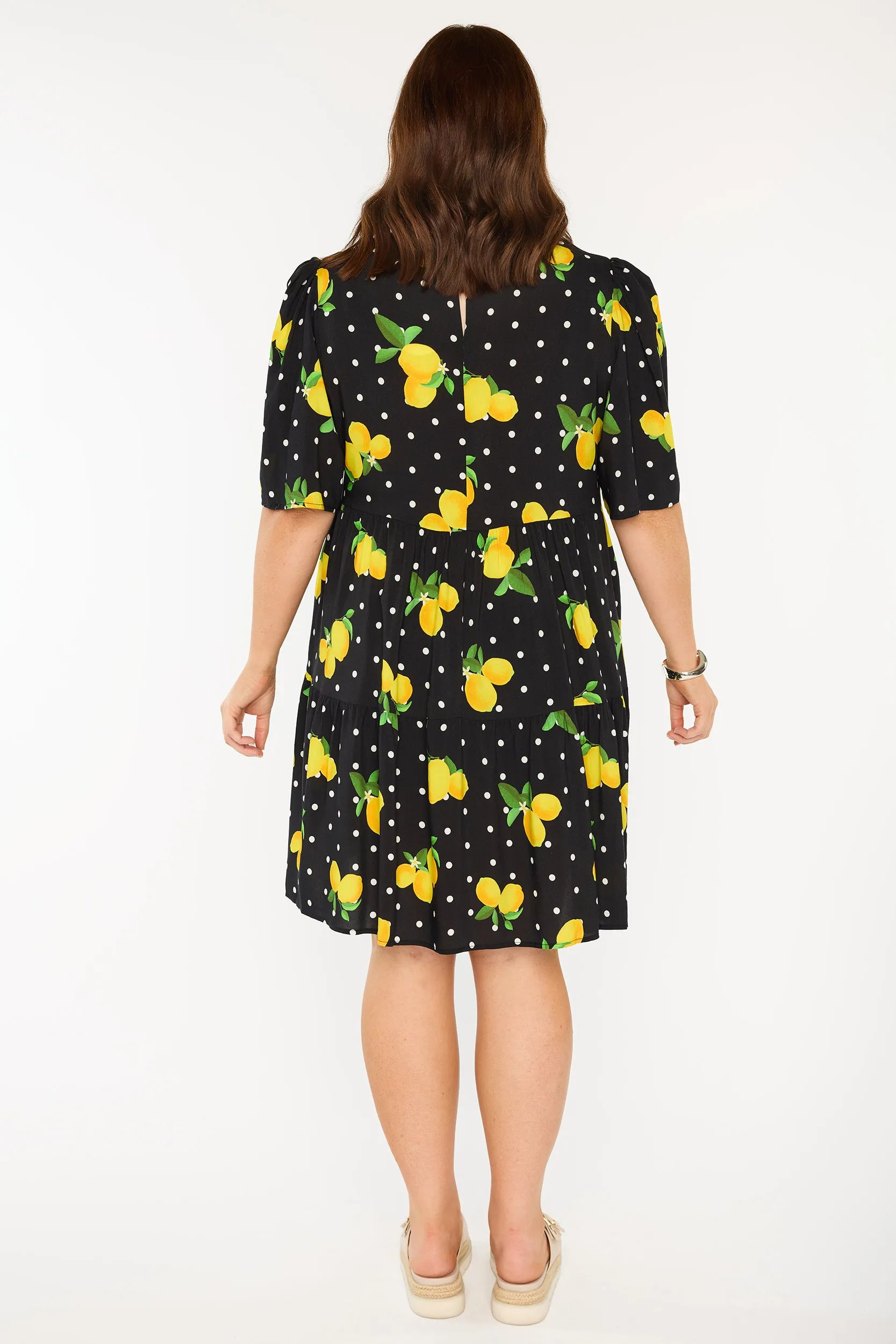 Izzie Lemon Spot Dress