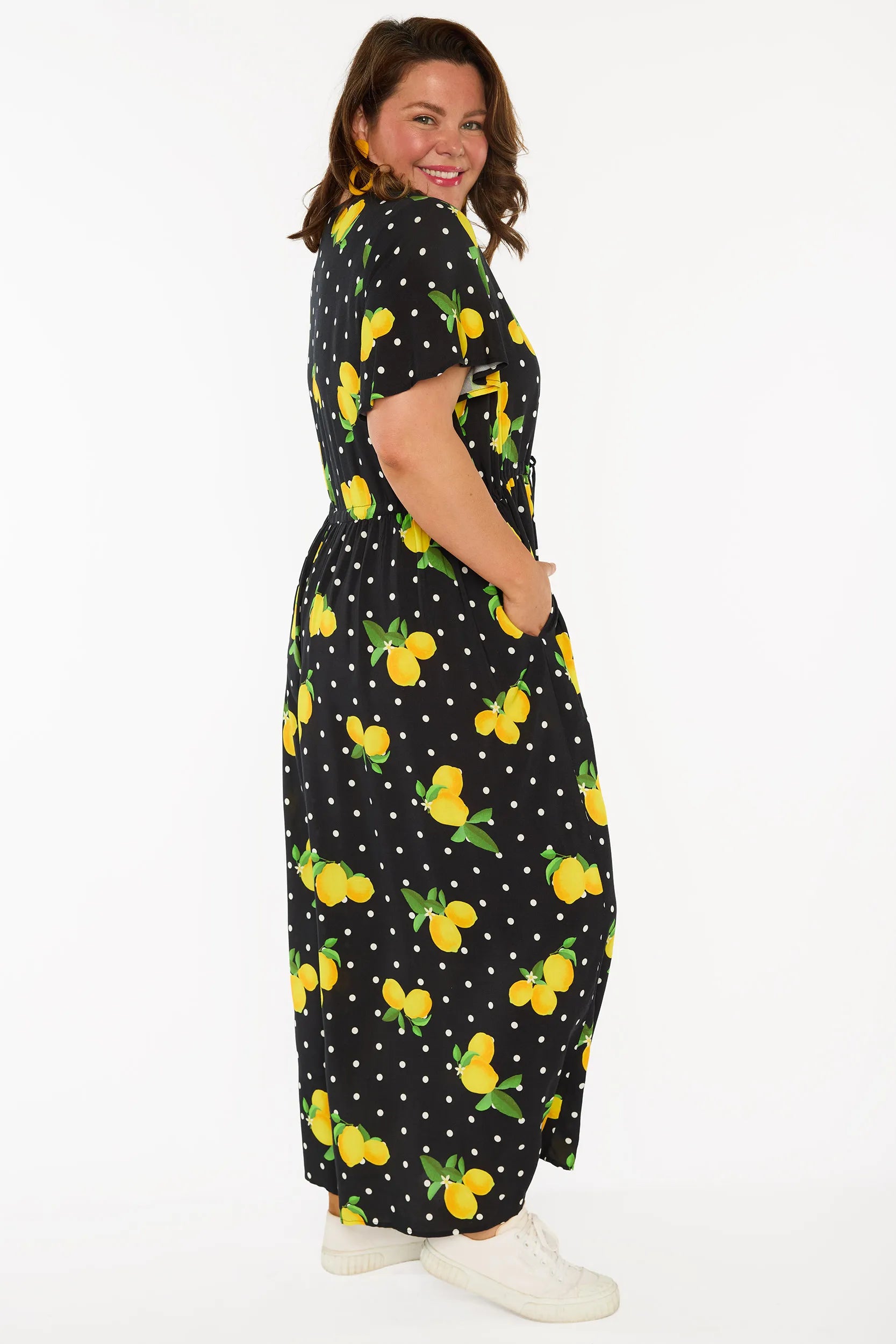 Juniper Lemon Spot Jumpsuit