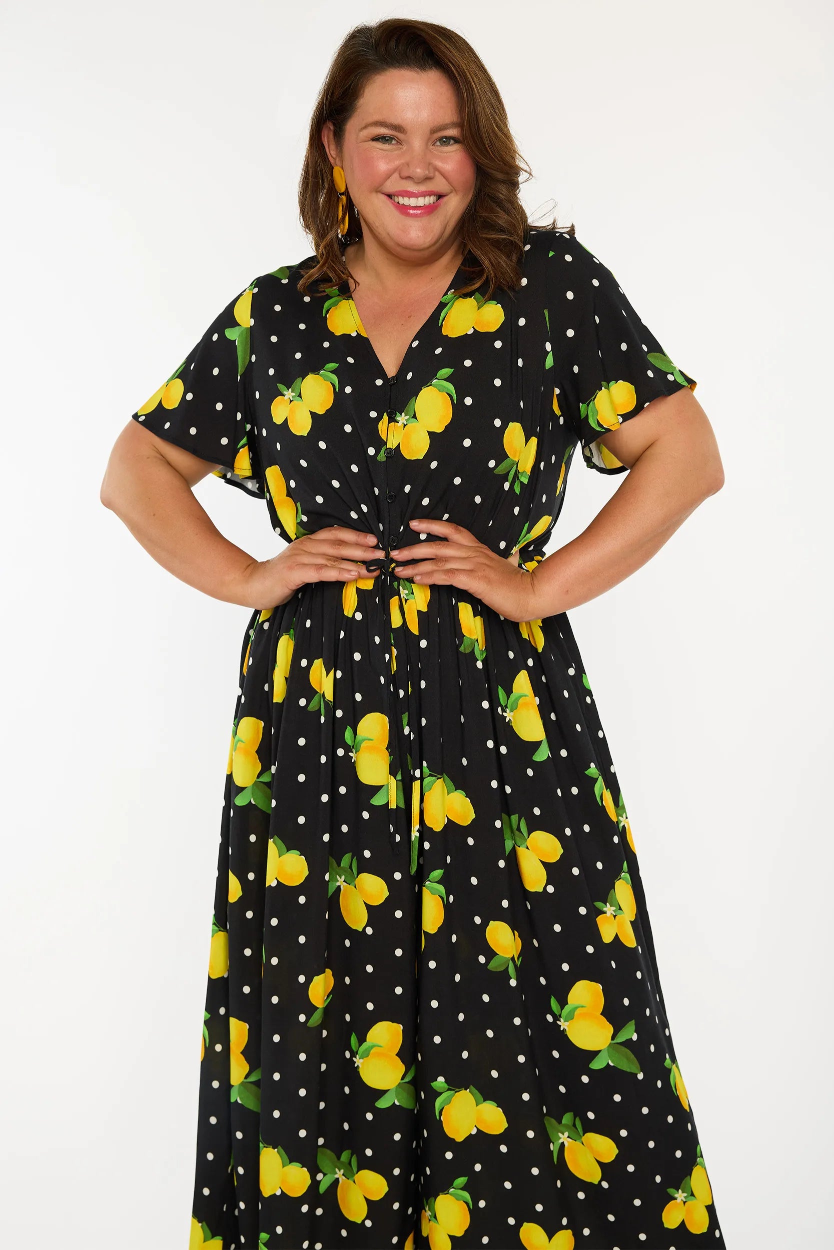 Juniper Lemon Spot Jumpsuit