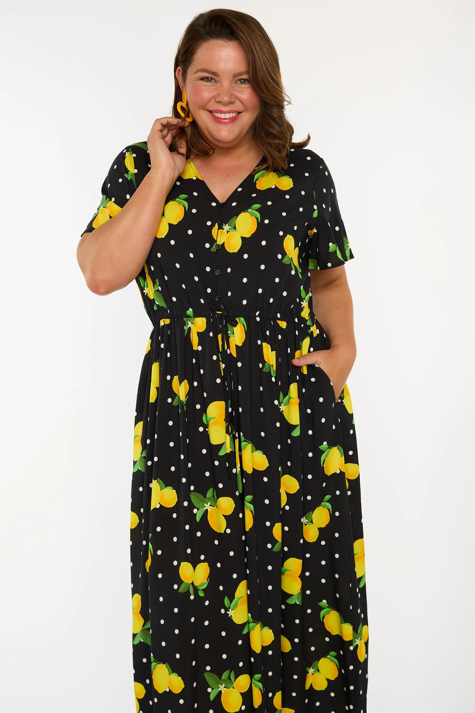 Juniper Lemon Spot Jumpsuit